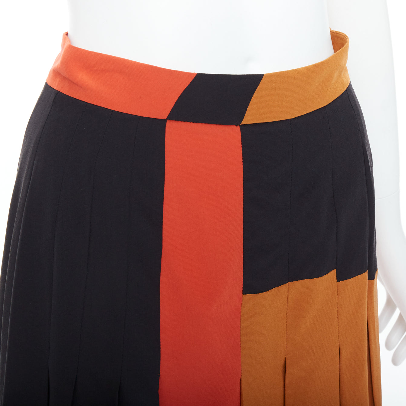 Bottega Veneta Colorblock Pleated Skirt - Detail 2
