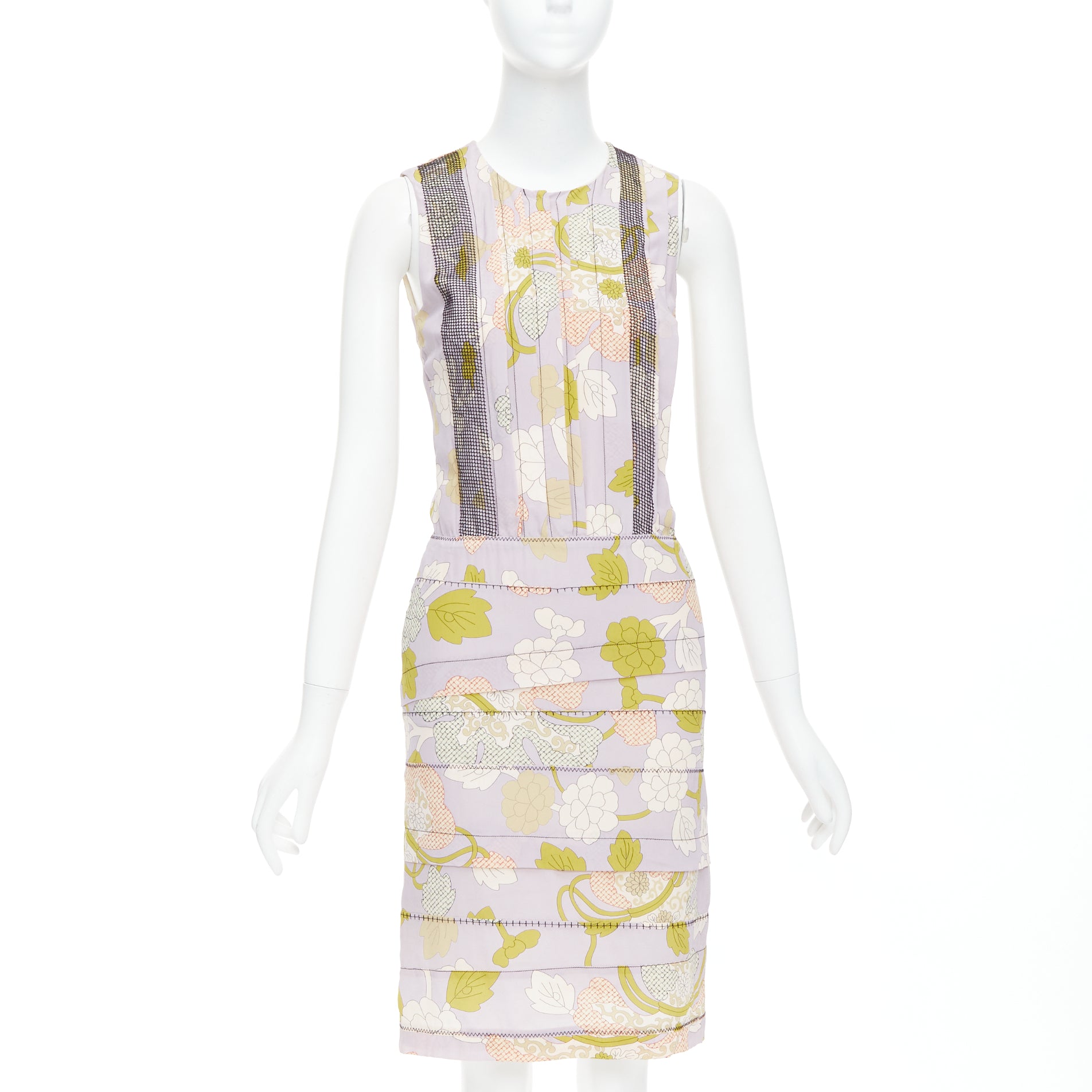 Bottega Veneta Mesh Pleat Dress