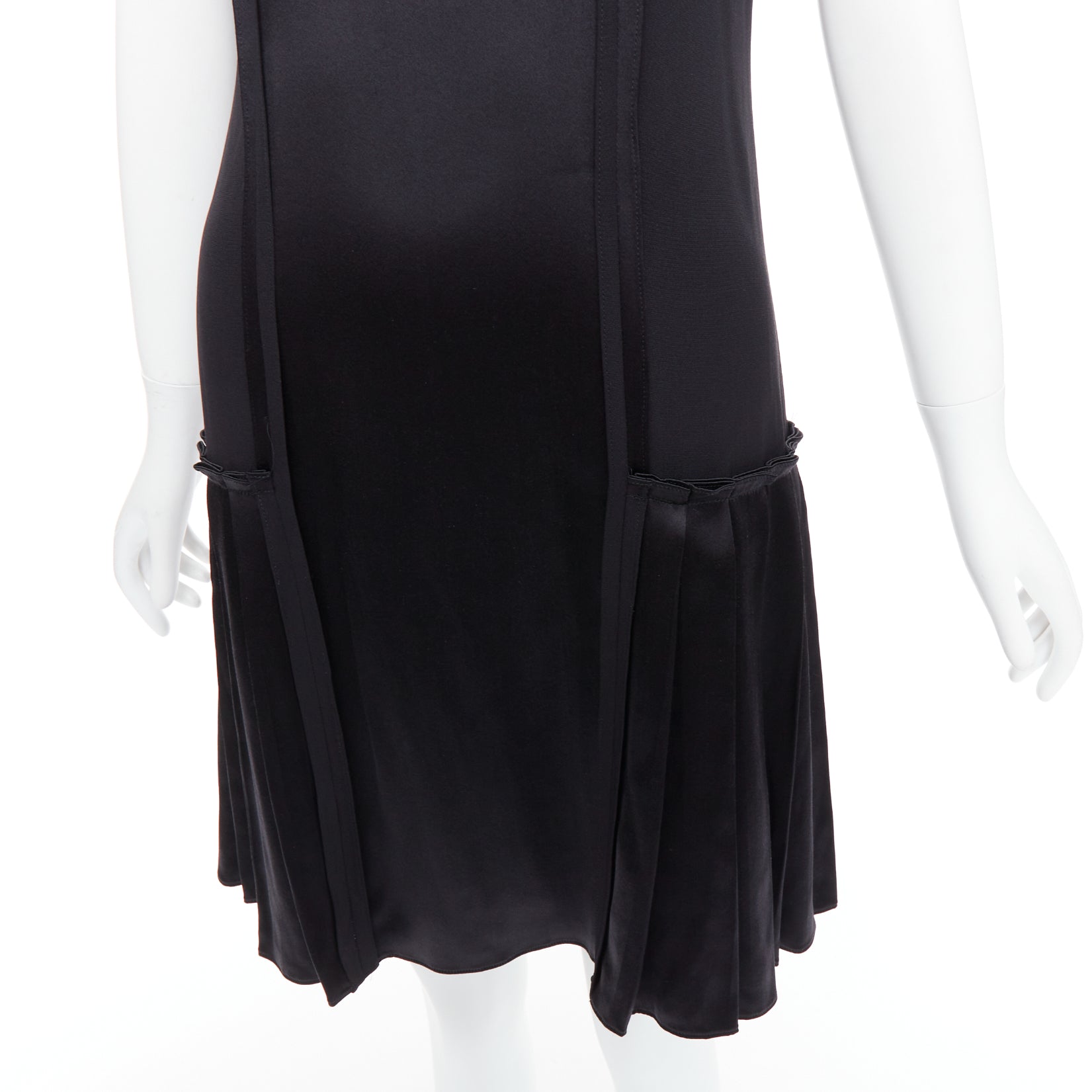 Oscar De La Renta Foldover Collar Dress - Back view