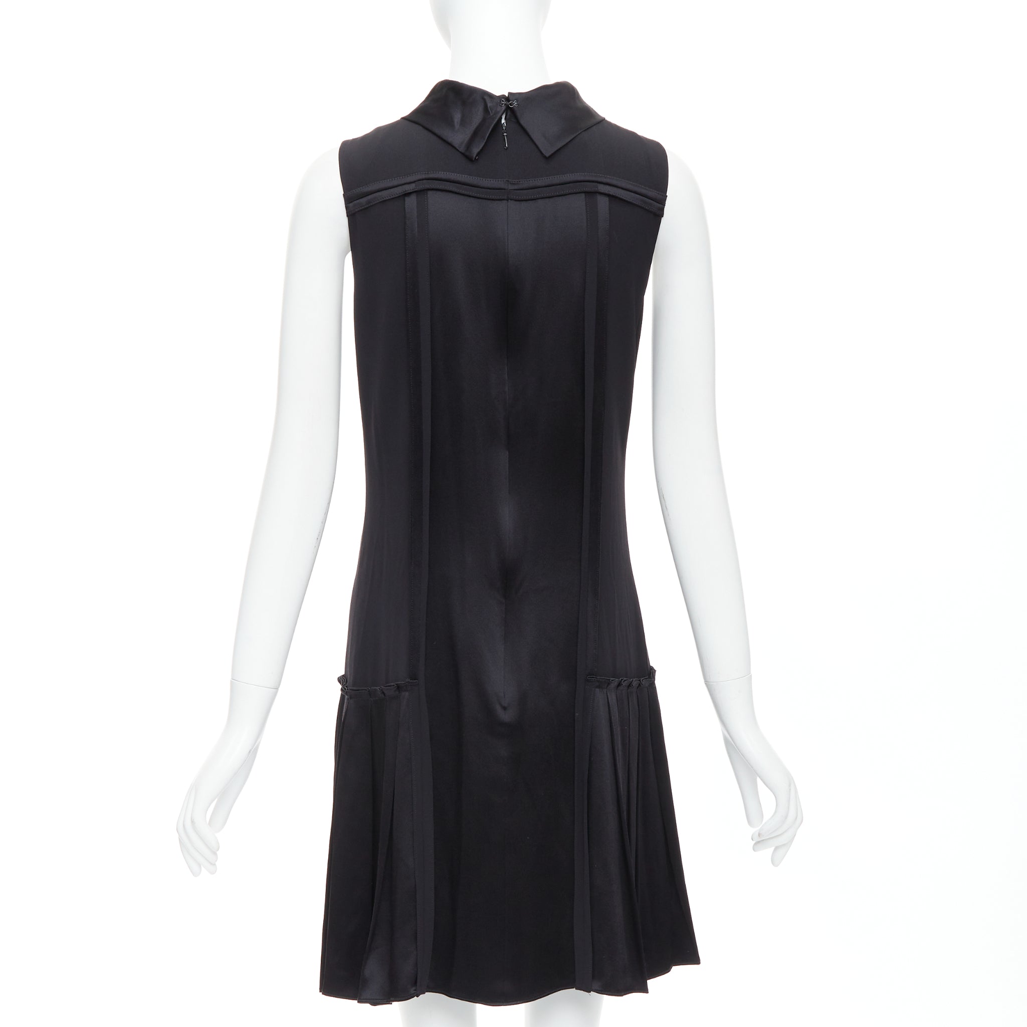 Oscar De La Renta Foldover Collar Dress - Side view