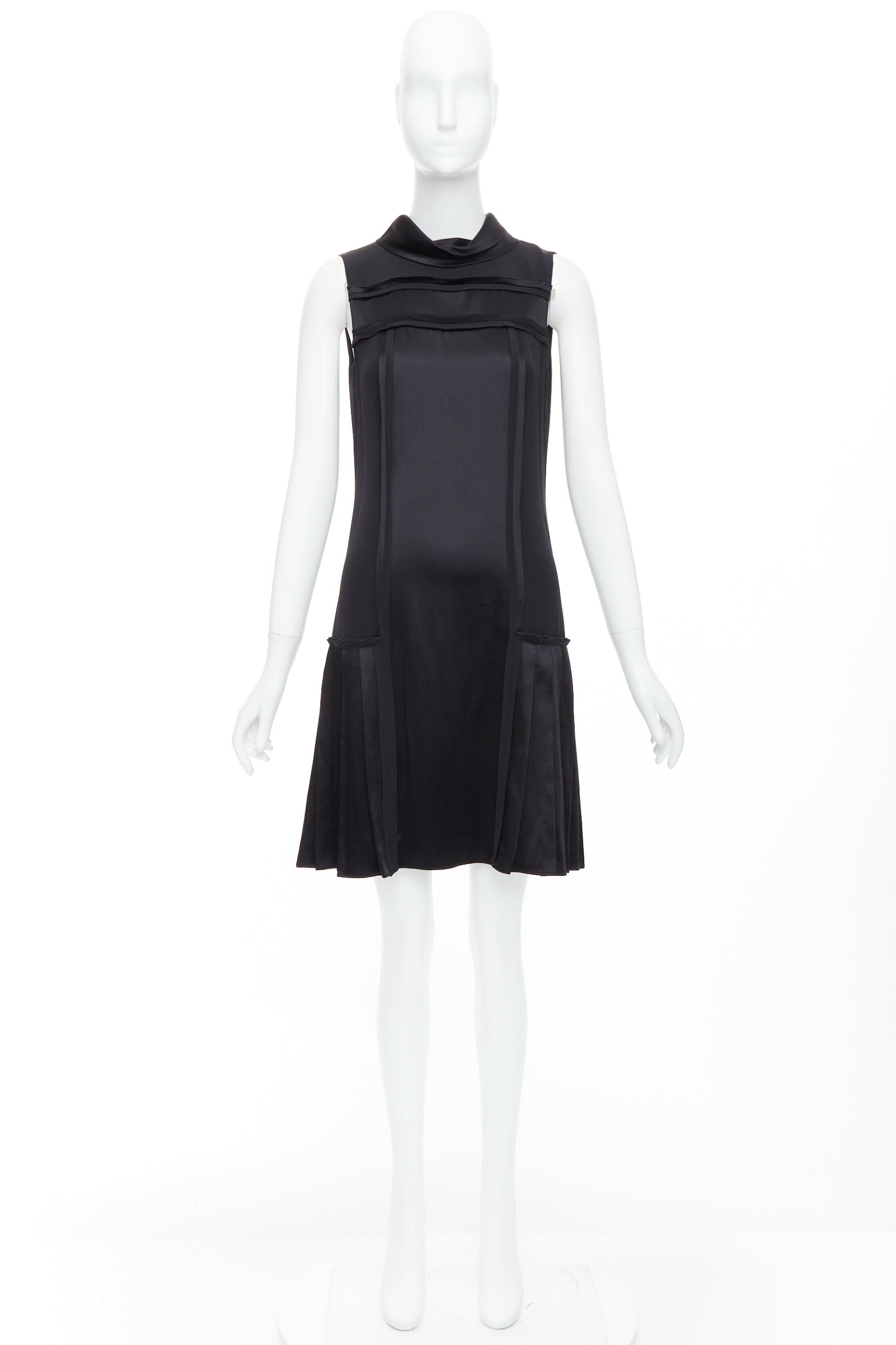 Oscar De La Renta Foldover Collar Dress - Image 11