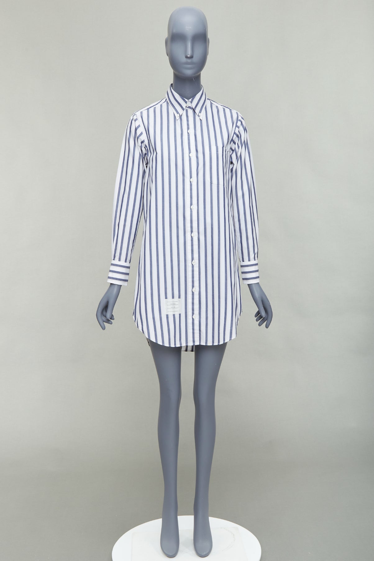 Thom Browne Stripe Shirt Dress - Image 11