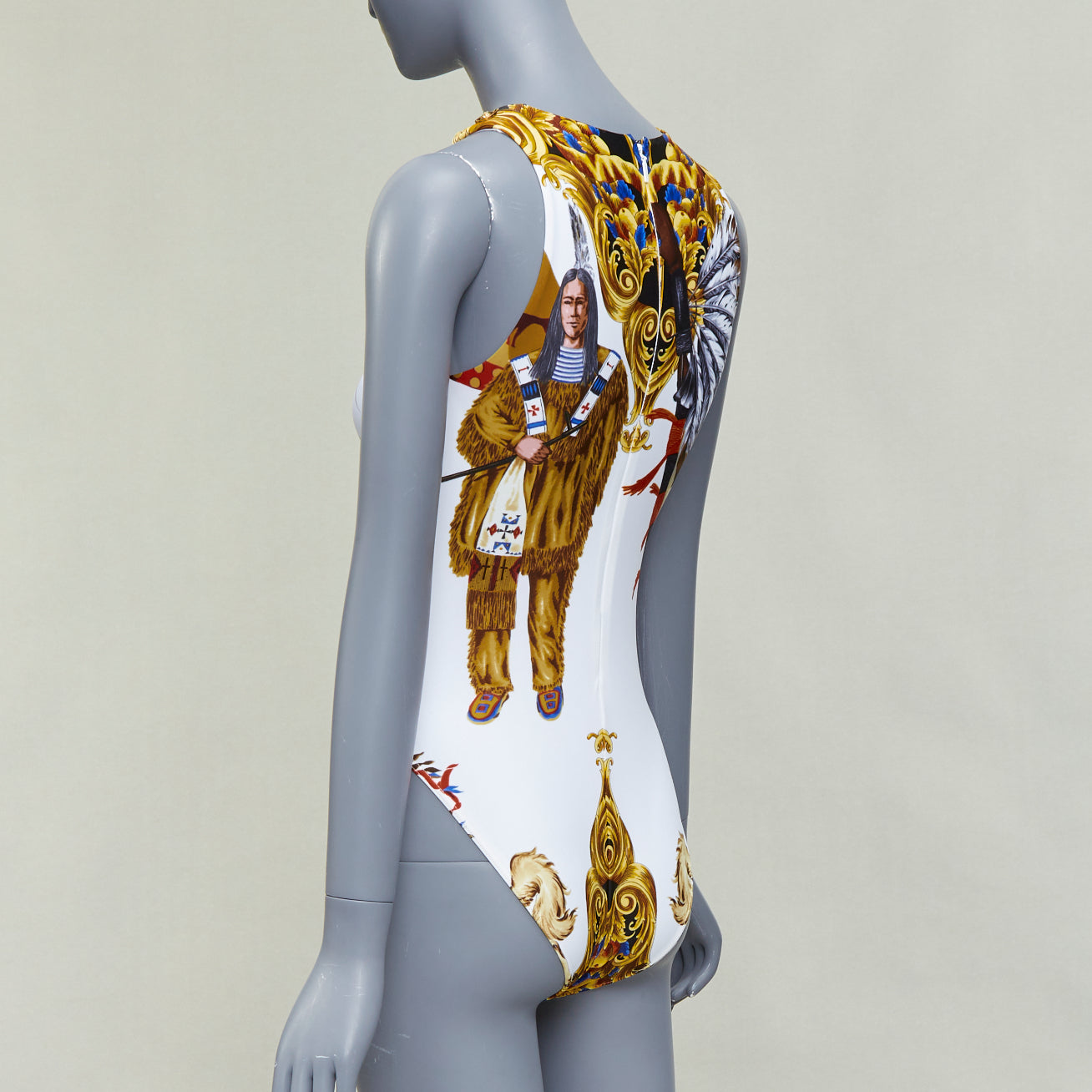 Versace Indian Print Swimsuit - Detail 1