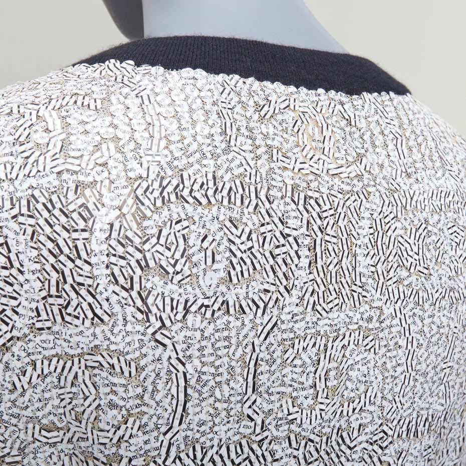 Chanel Printed Cashmere Cardigan - Image 10