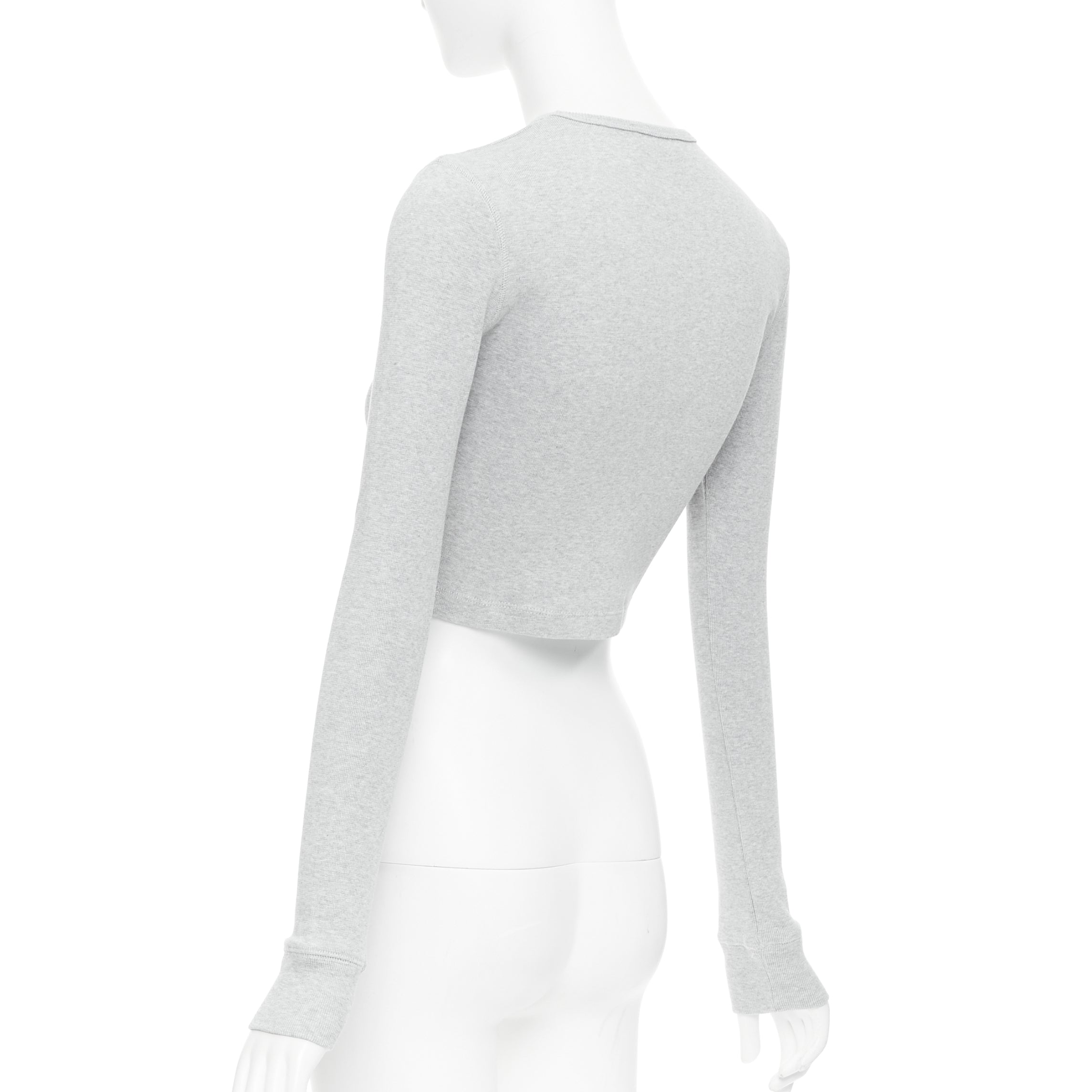 Wardrobe Nyc Ribbed Long Top - Detail 1