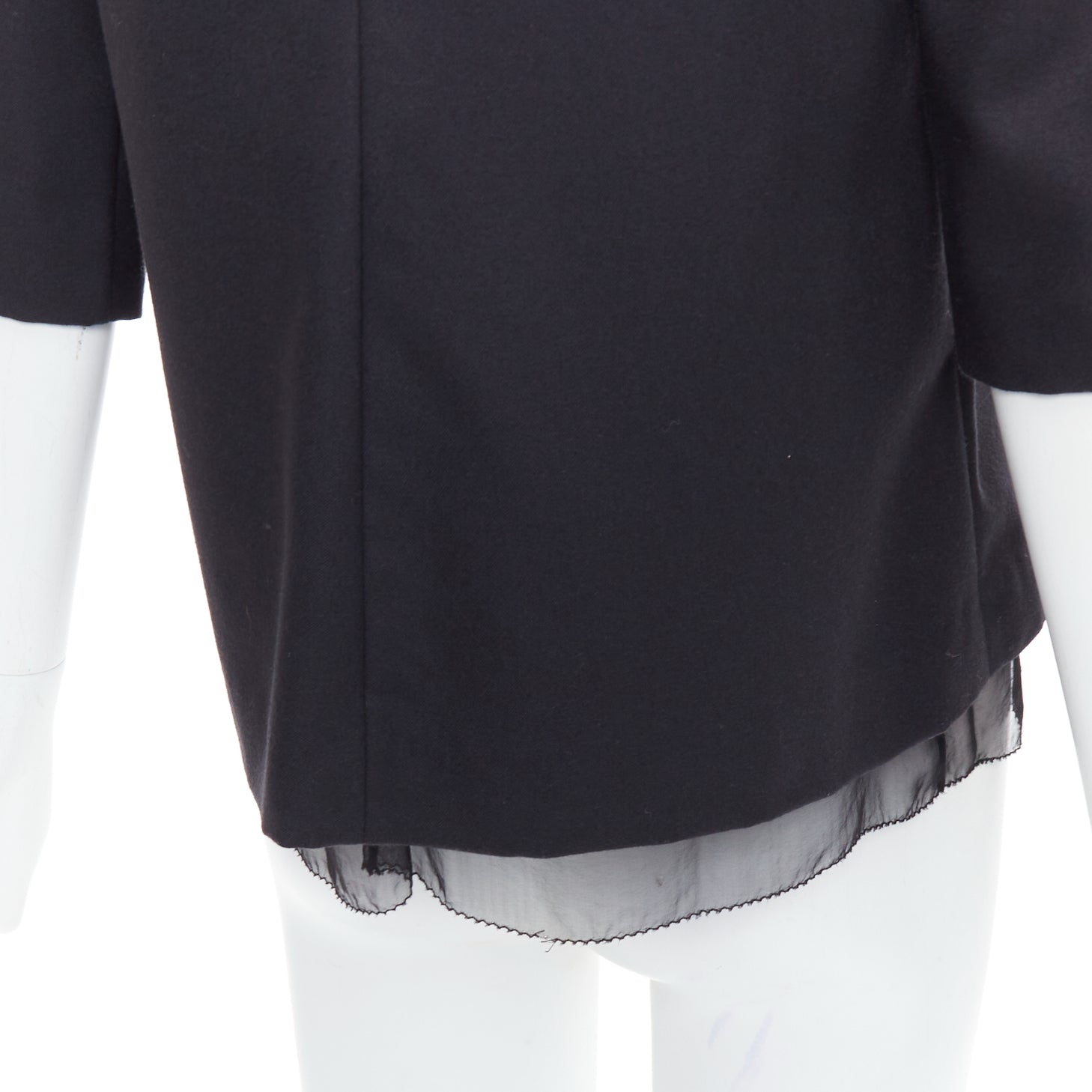 The Row Sheer Boxy Top - Back view