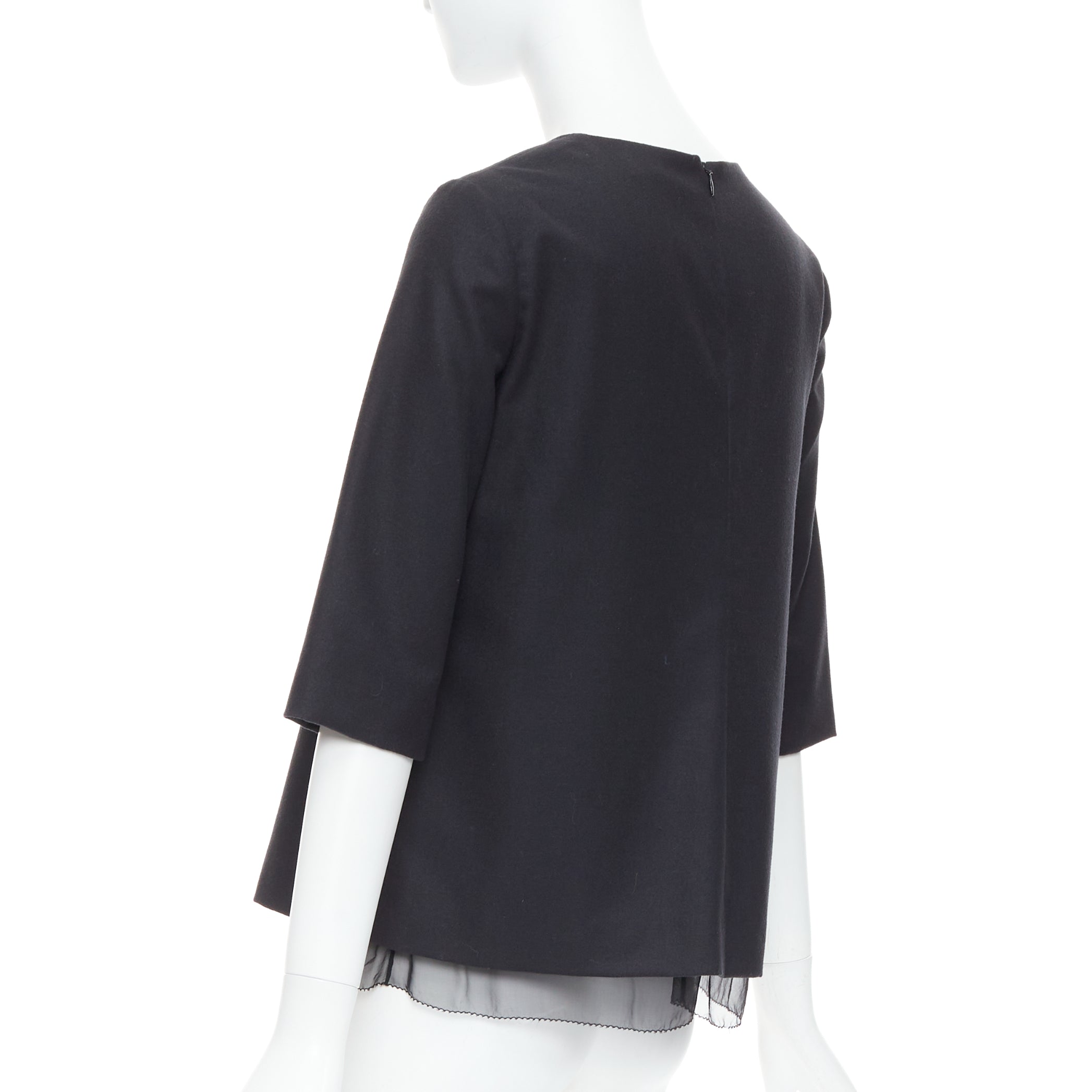 The Row Sheer Boxy Top - Detail 1