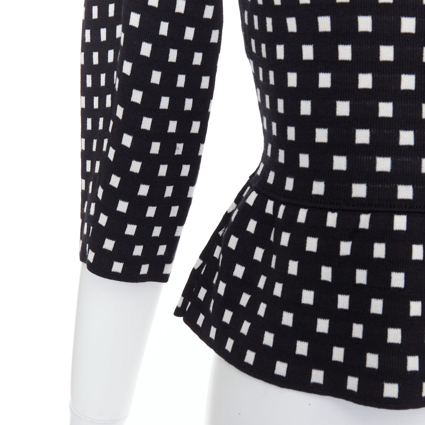 Dior Check Bateau Sweater - Back view