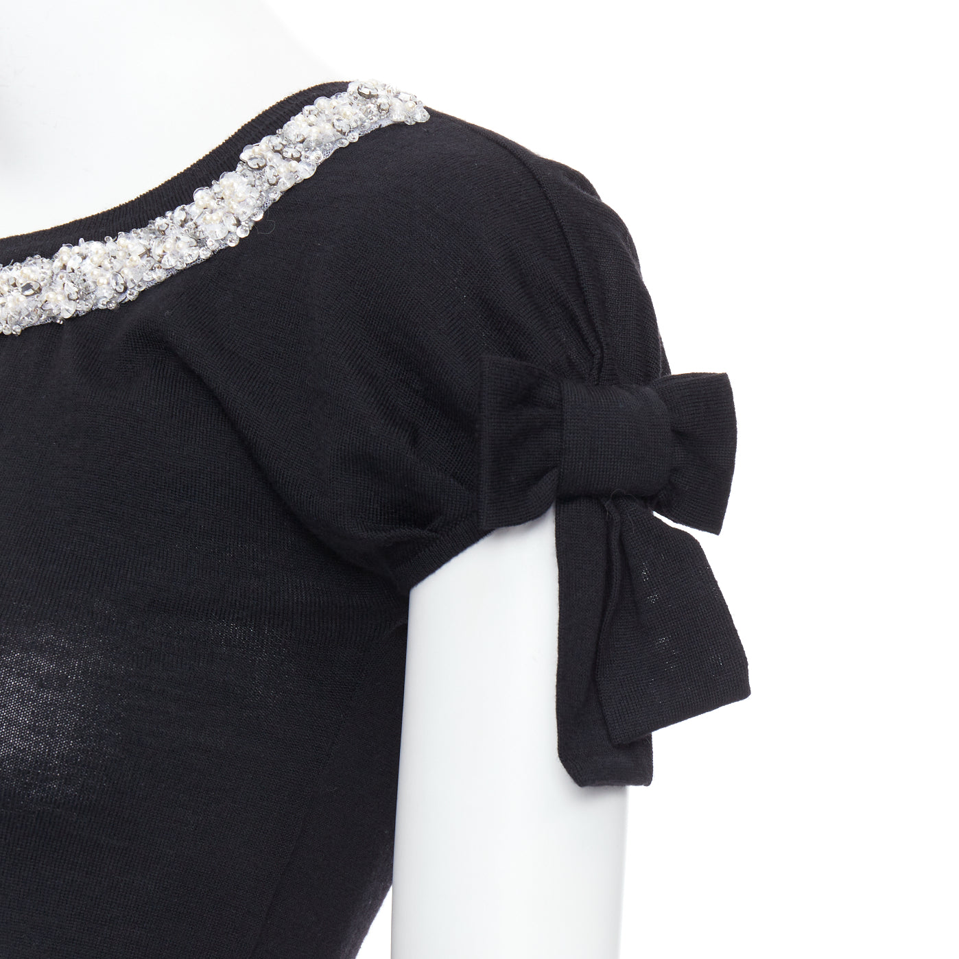 Dior Embellished Collar Sweater - Back view