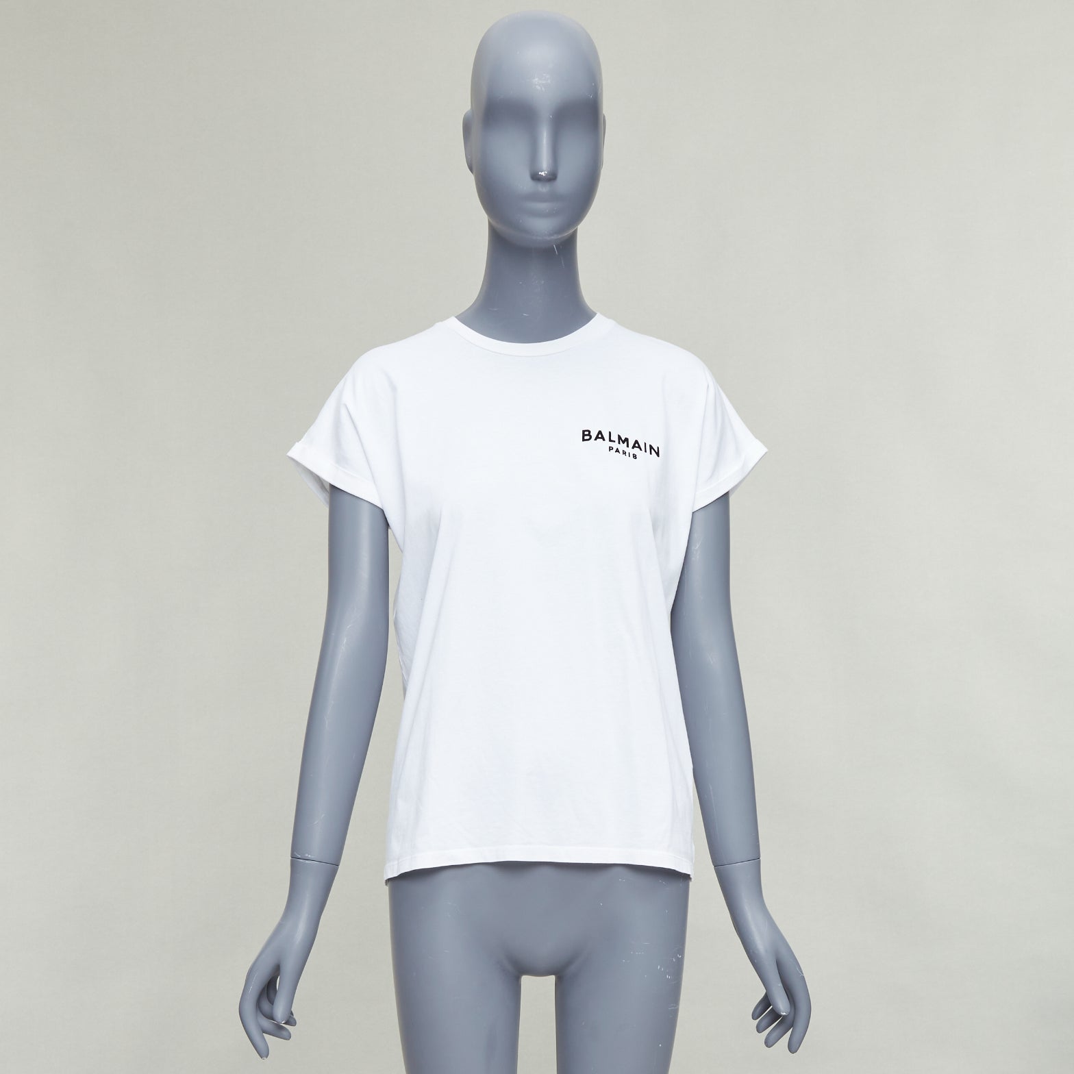 Balmain Logo Roll Tee - Image 11