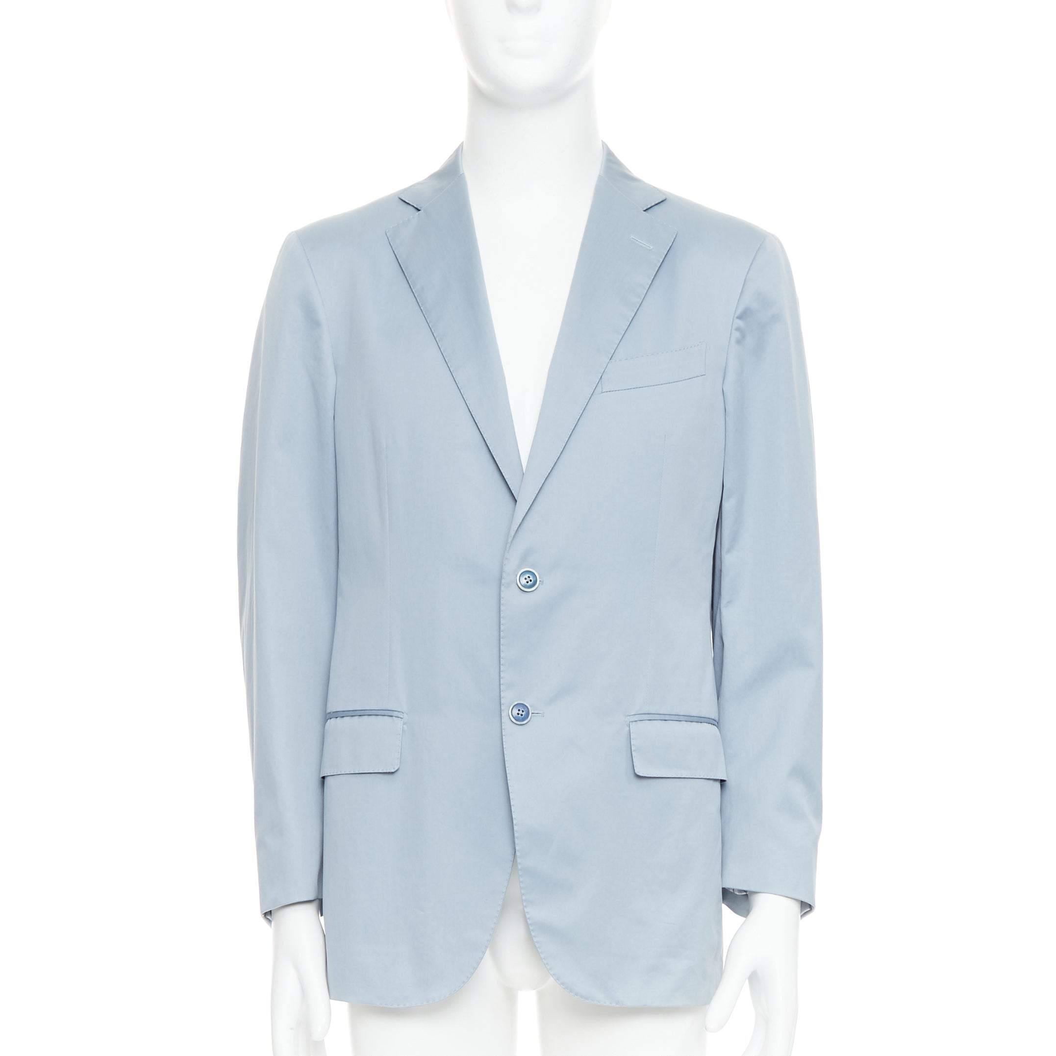 Ermenegildo Zegna Light Blue Handstitched Blazer