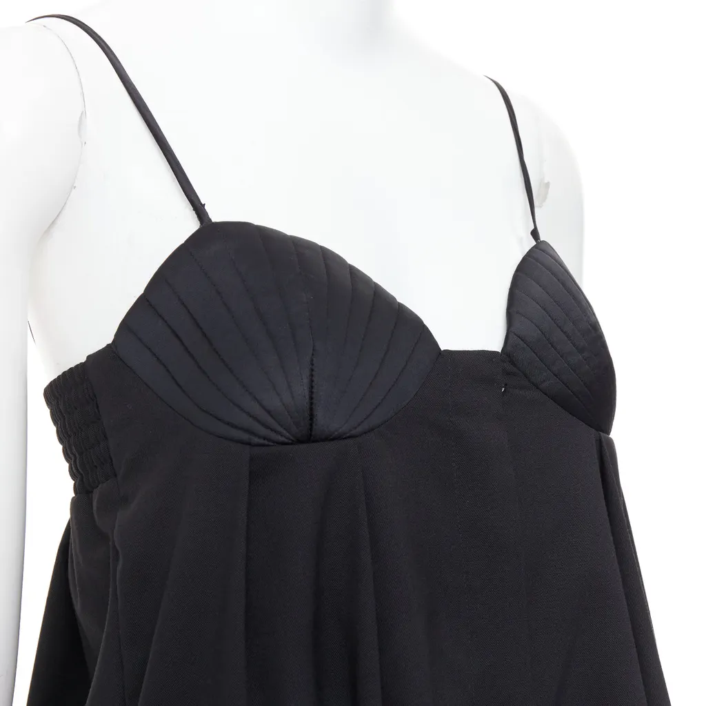 Bevza Bevza Seashell Overalls Black Wool Very good - Back View