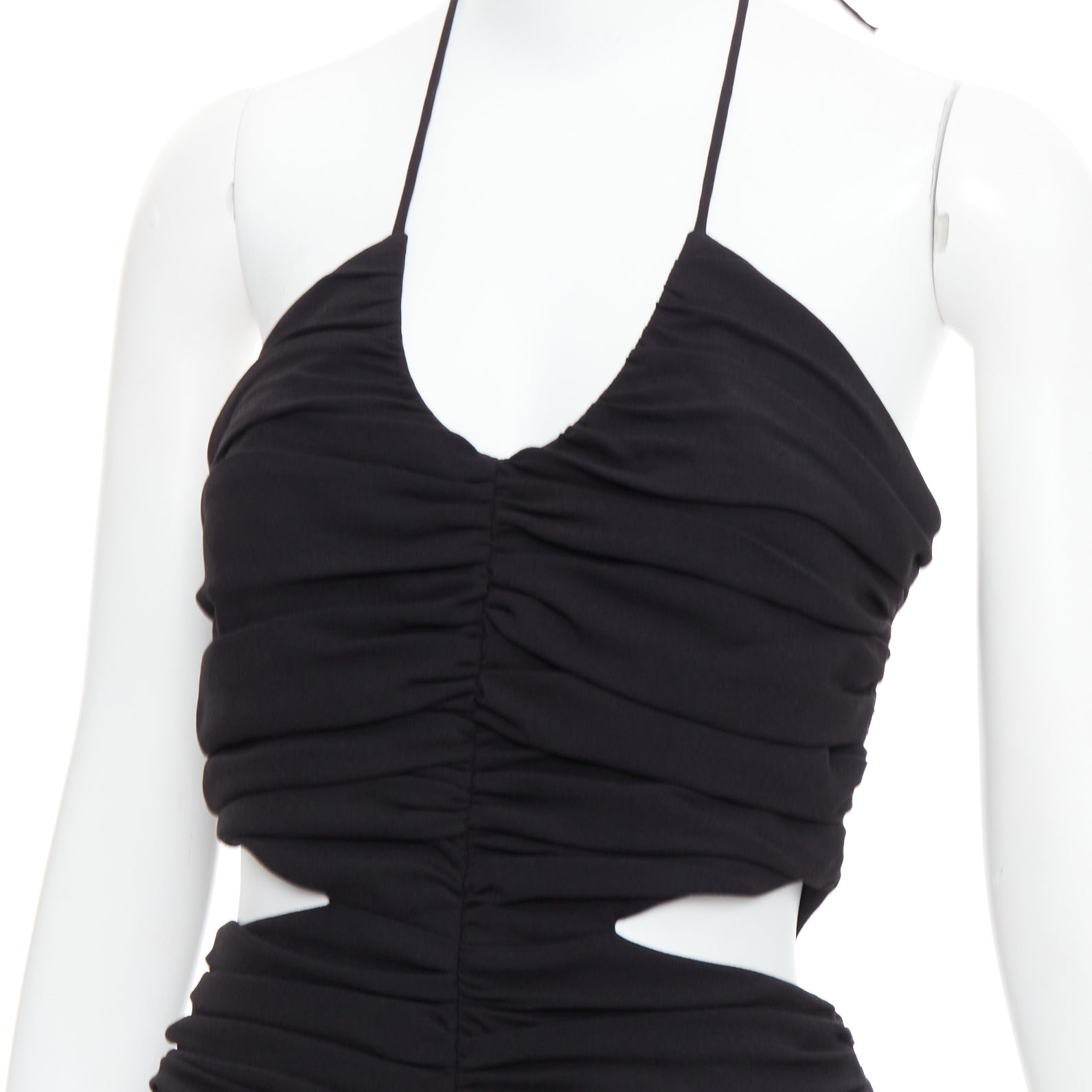 Monot Ruched Party Dress - Back view