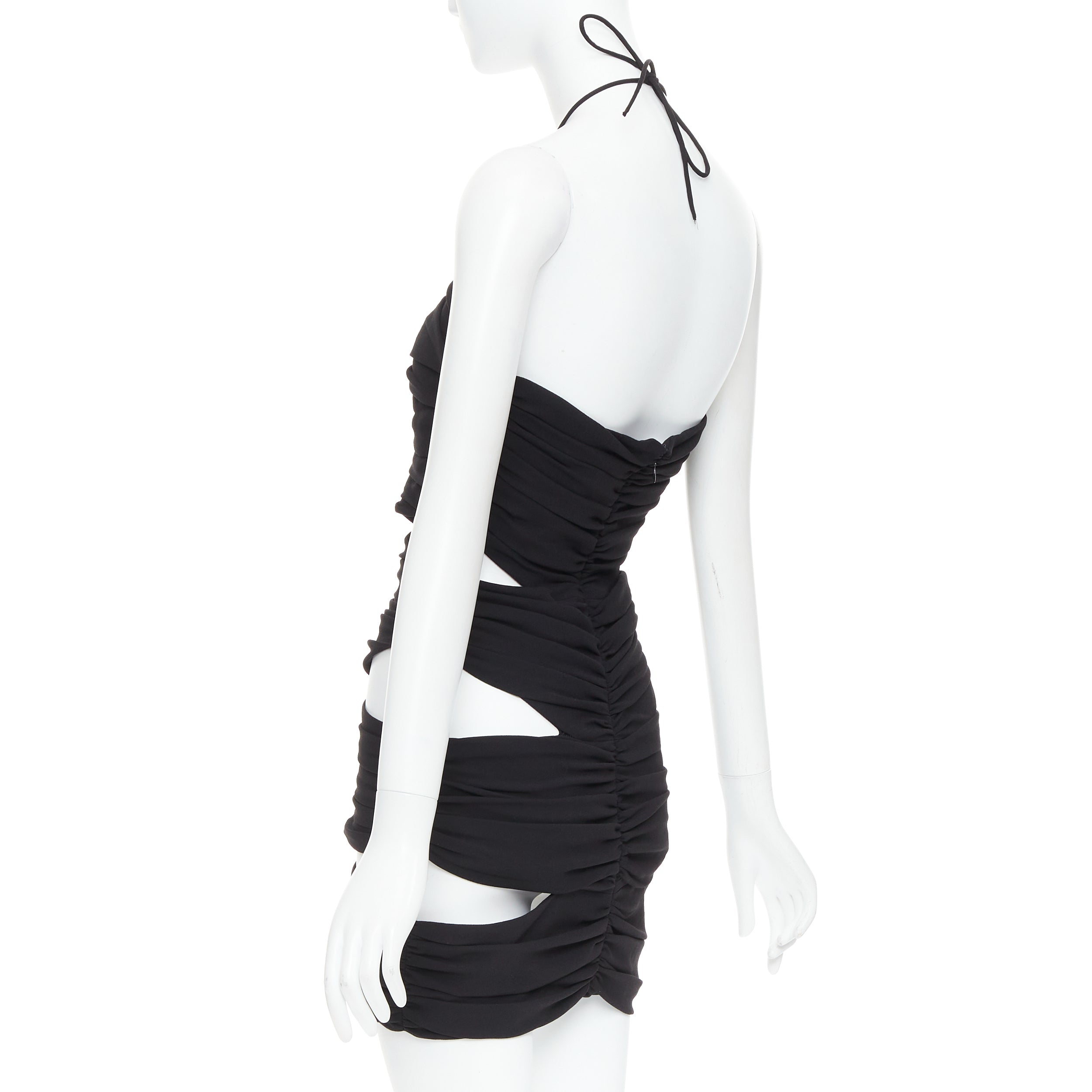 Monot Ruched Party Dress - Detail 1