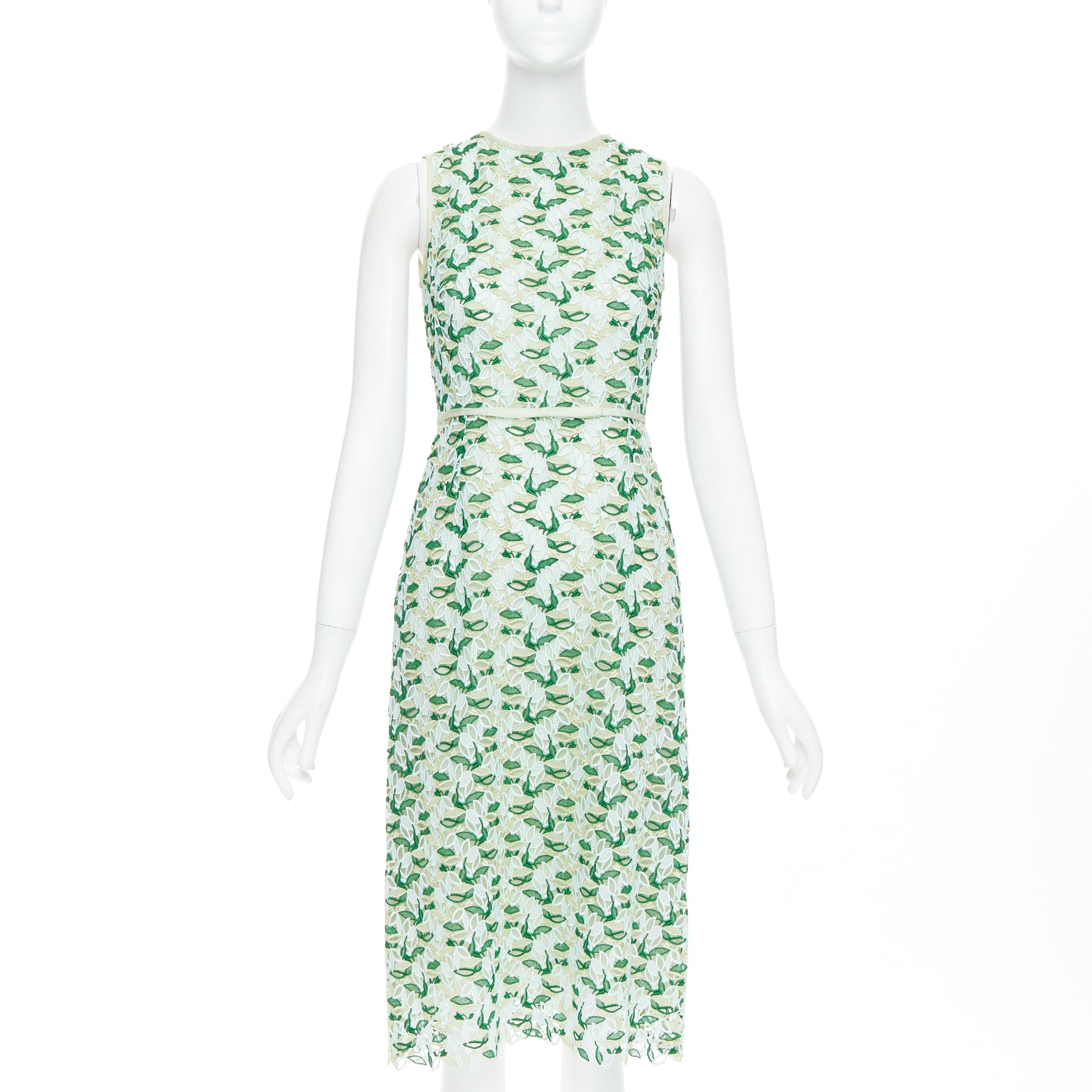 Giambattista Valli Leaf Lace Dress