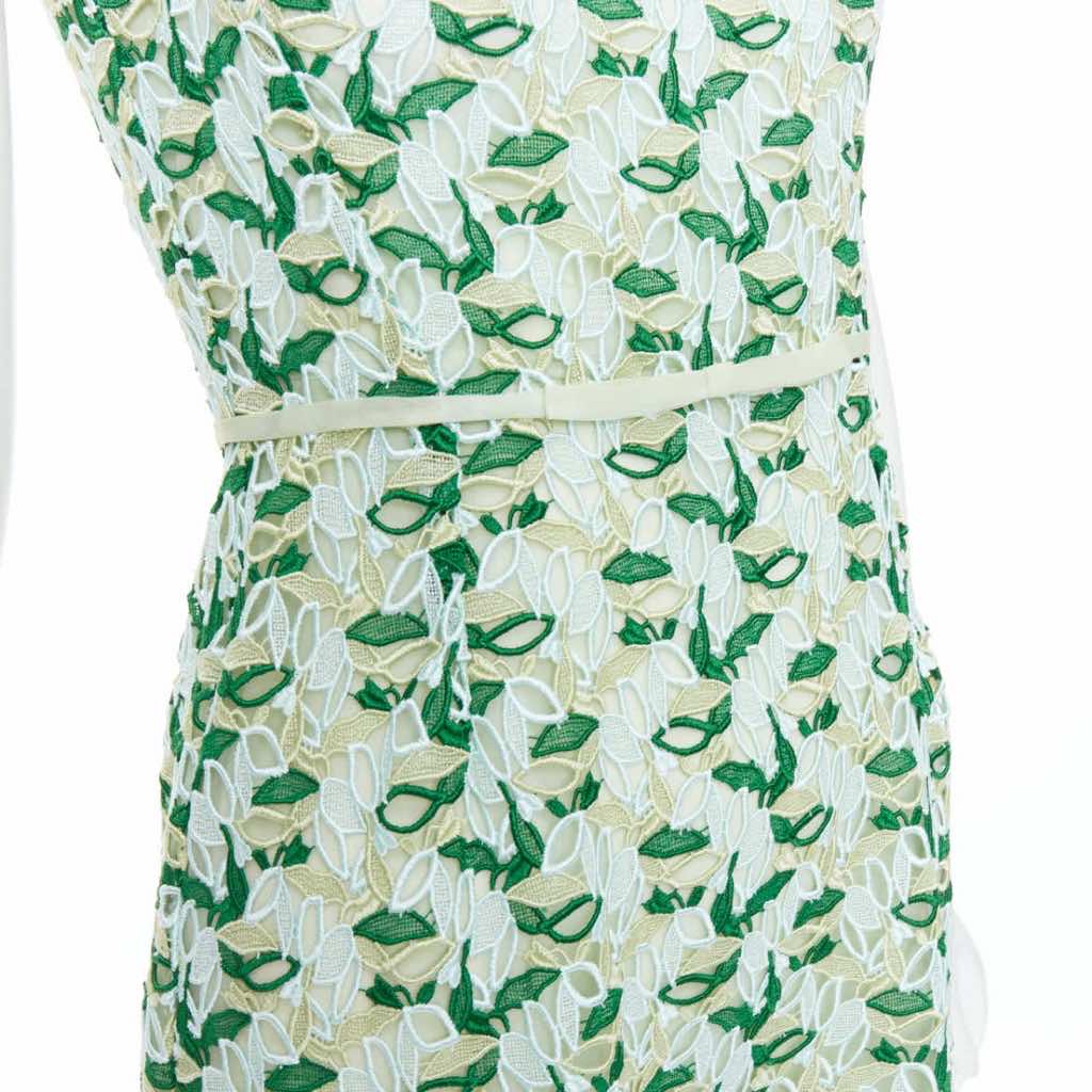 Giambattista Valli Leaf Lace Dress - Back view