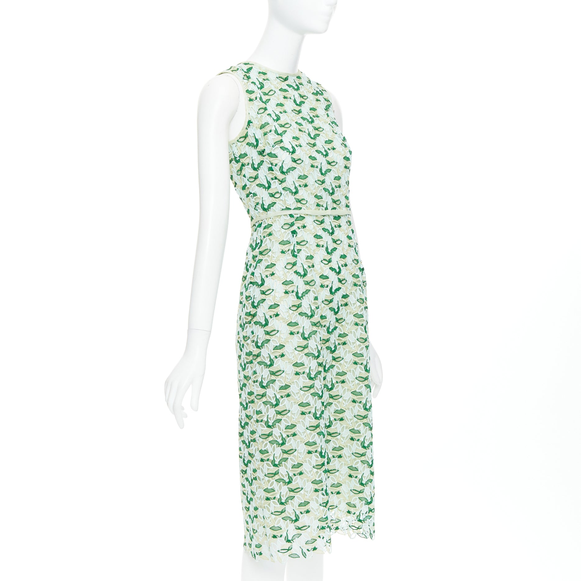 Giambattista Valli Leaf Lace Dress - Image 6