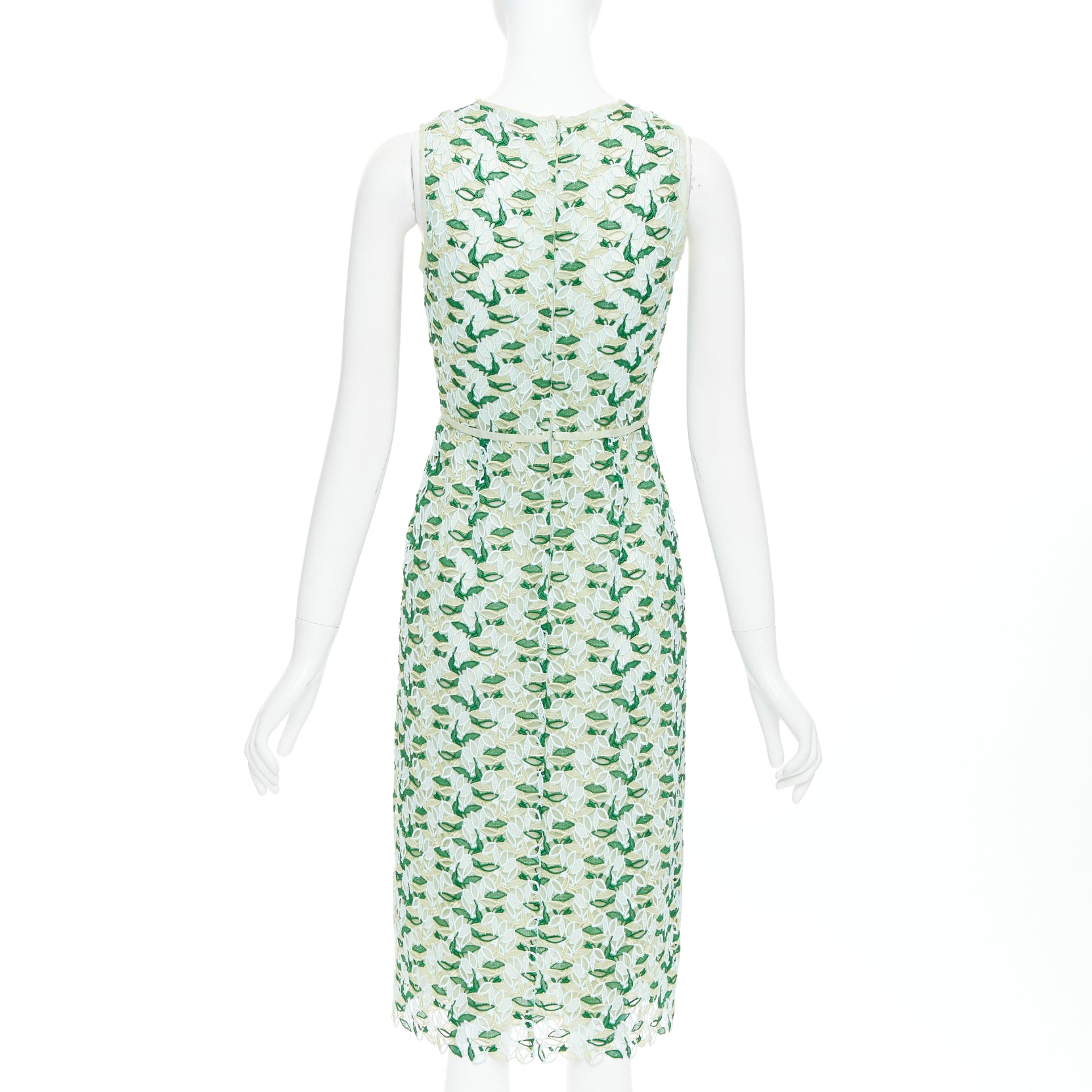 Giambattista Valli Leaf Lace Dress - Side view