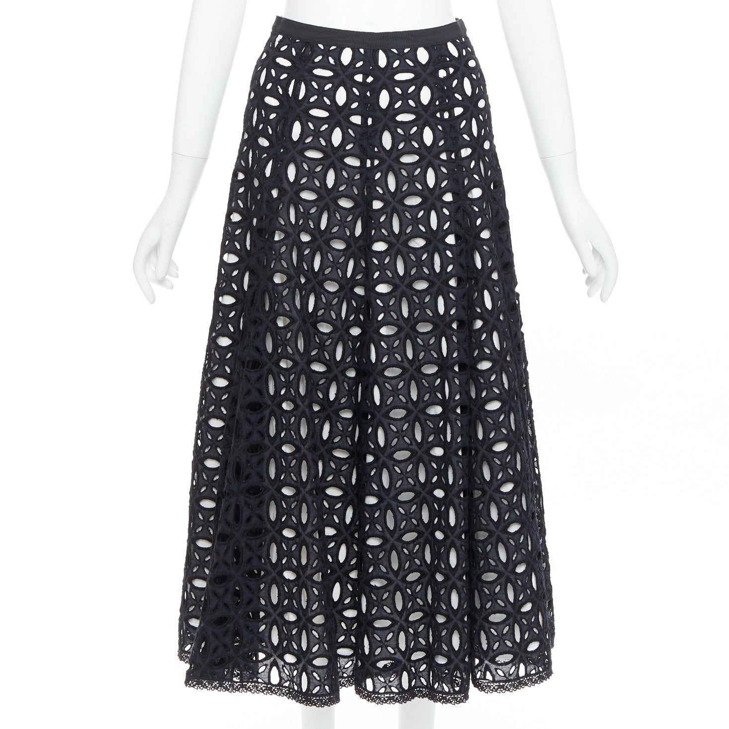 Andrew Gn Embroidery Full Skirt