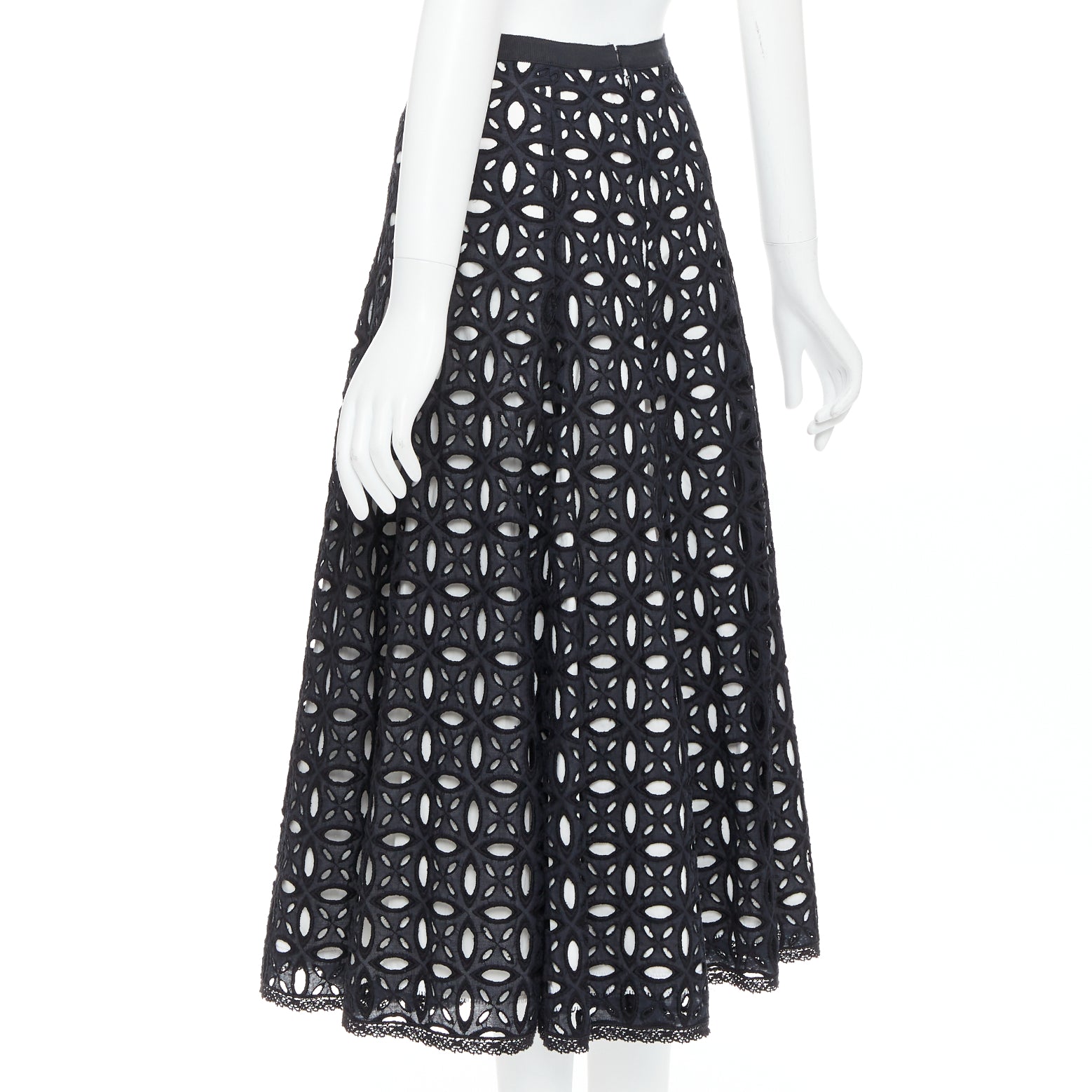 Andrew Gn Embroidery Full Skirt - Detail 1