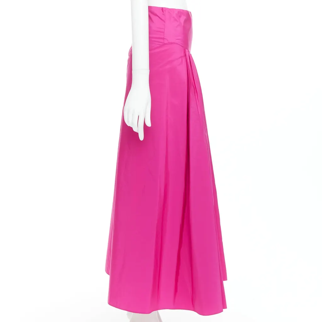 Stella McCartney Ruched Fitted Skirt Pink Polyester Very good - Model View