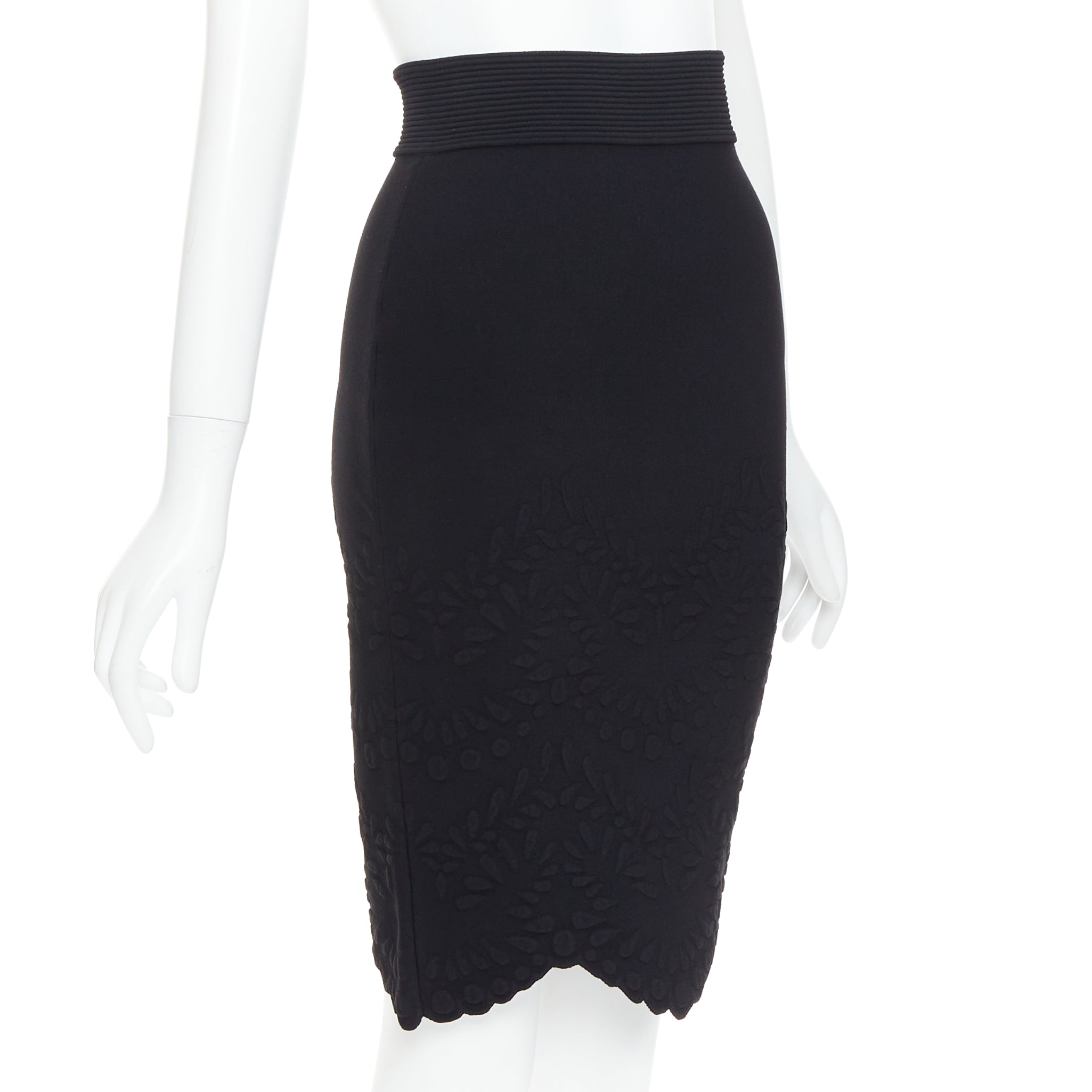 Alexander Mcqueen Jacquard Pencil Skirt - Image 6