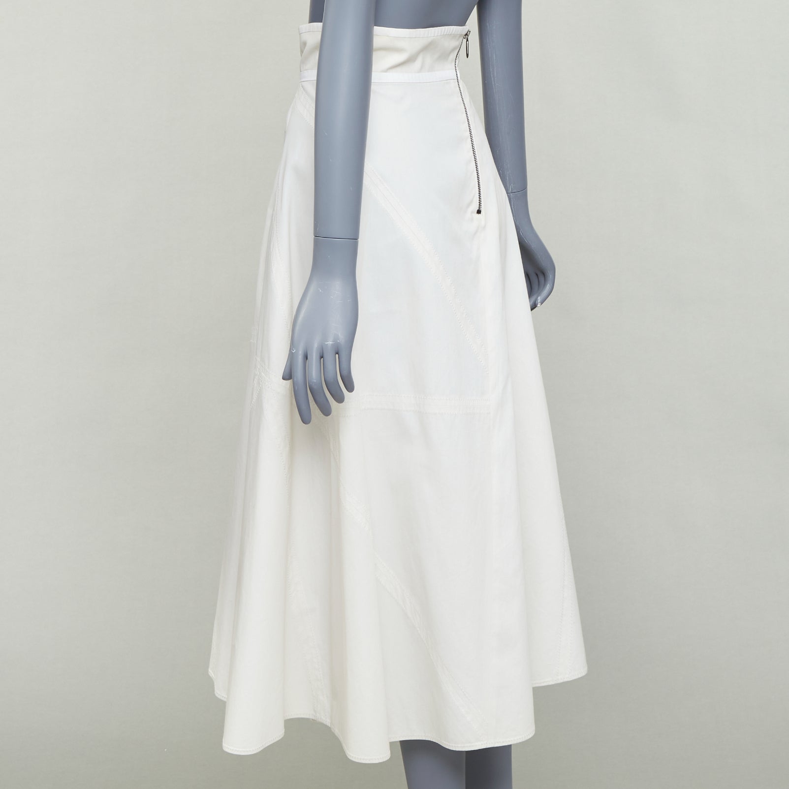 Bottega Veneta Diagonal Zip Skirt - Detail 1