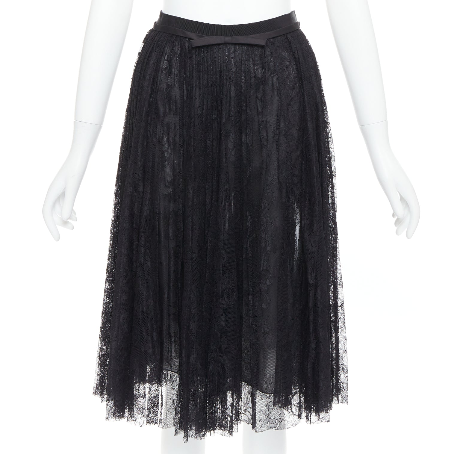 Giambattista Valli Lace Bow Skirt