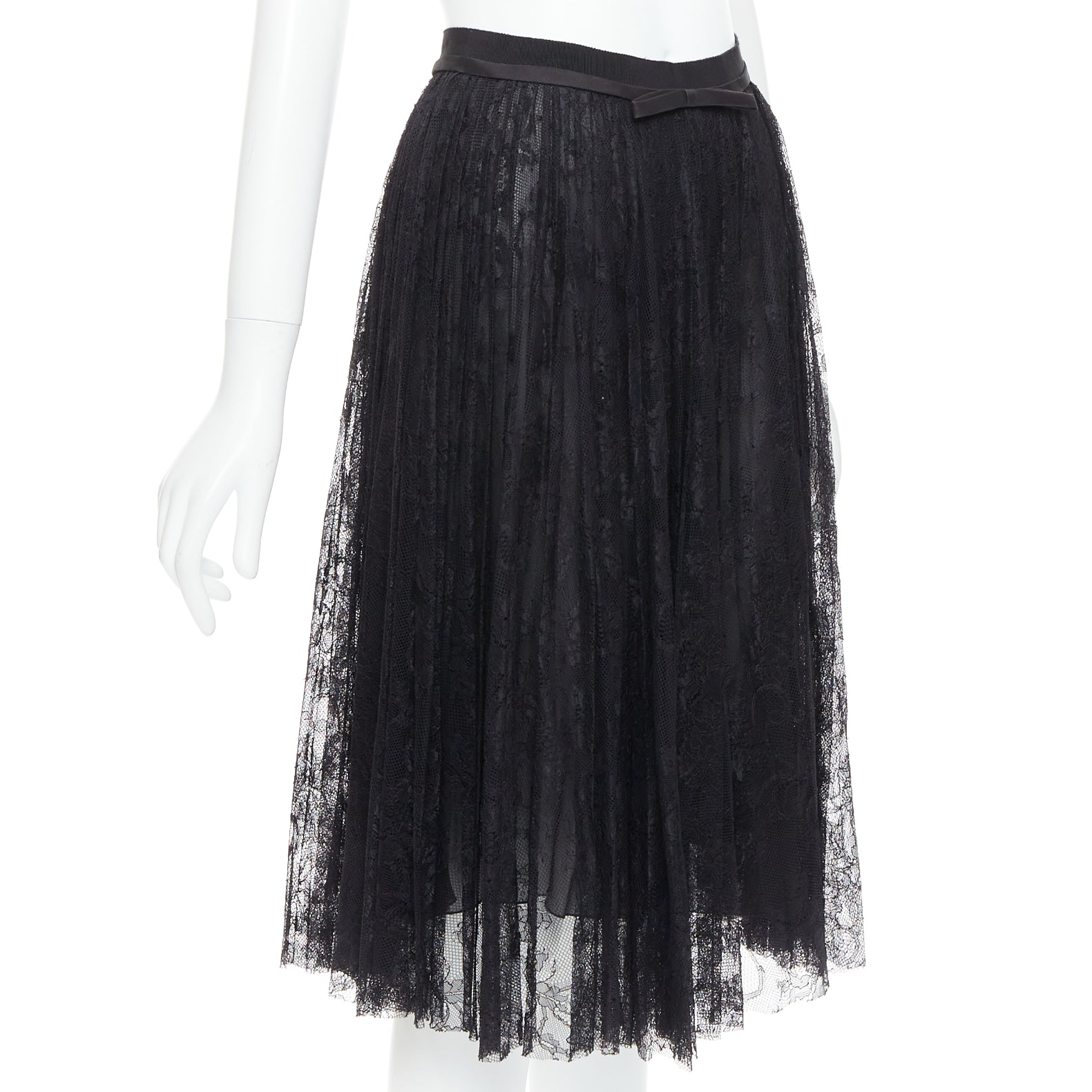 Giambattista Valli Lace Bow Skirt - Image 6