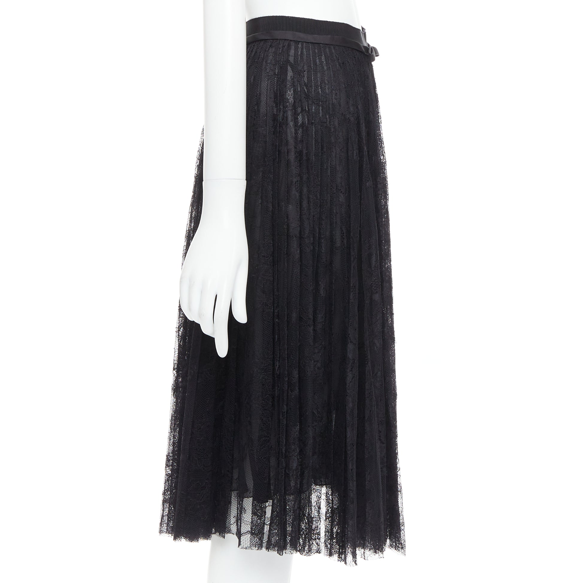 Giambattista Valli Lace Bow Skirt - 4