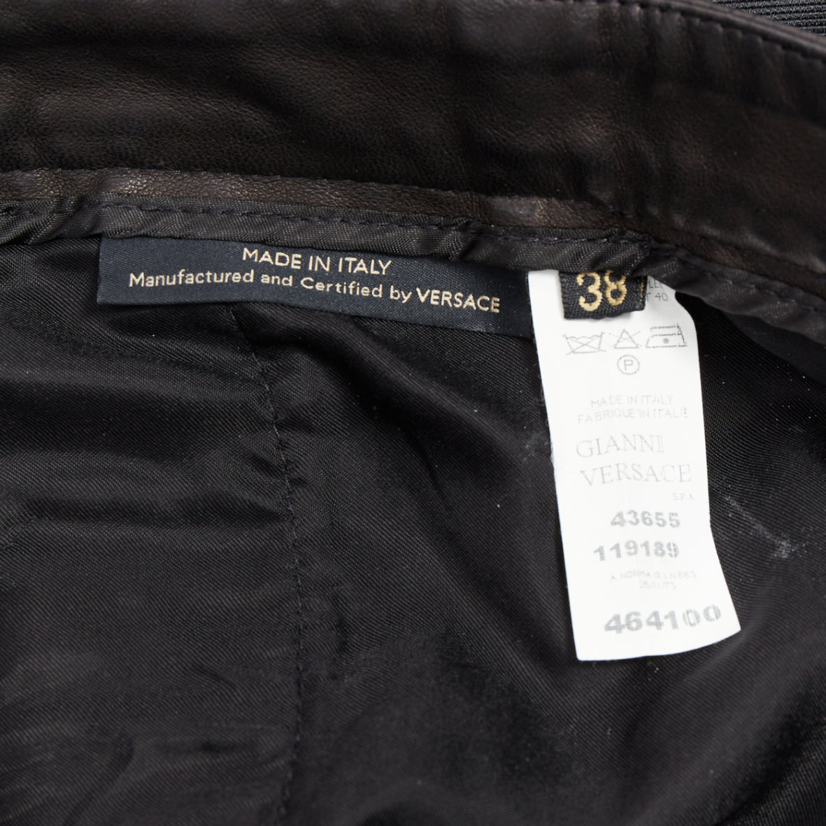 Versace Cropped Vintage Pants - Image 10