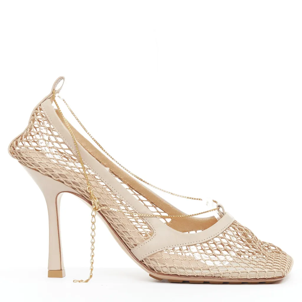 Bottega Veneta Stretch Beige Leather Very good - Front View