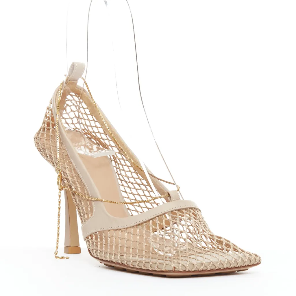 Bottega Veneta Stretch Beige Leather Very good - Back View