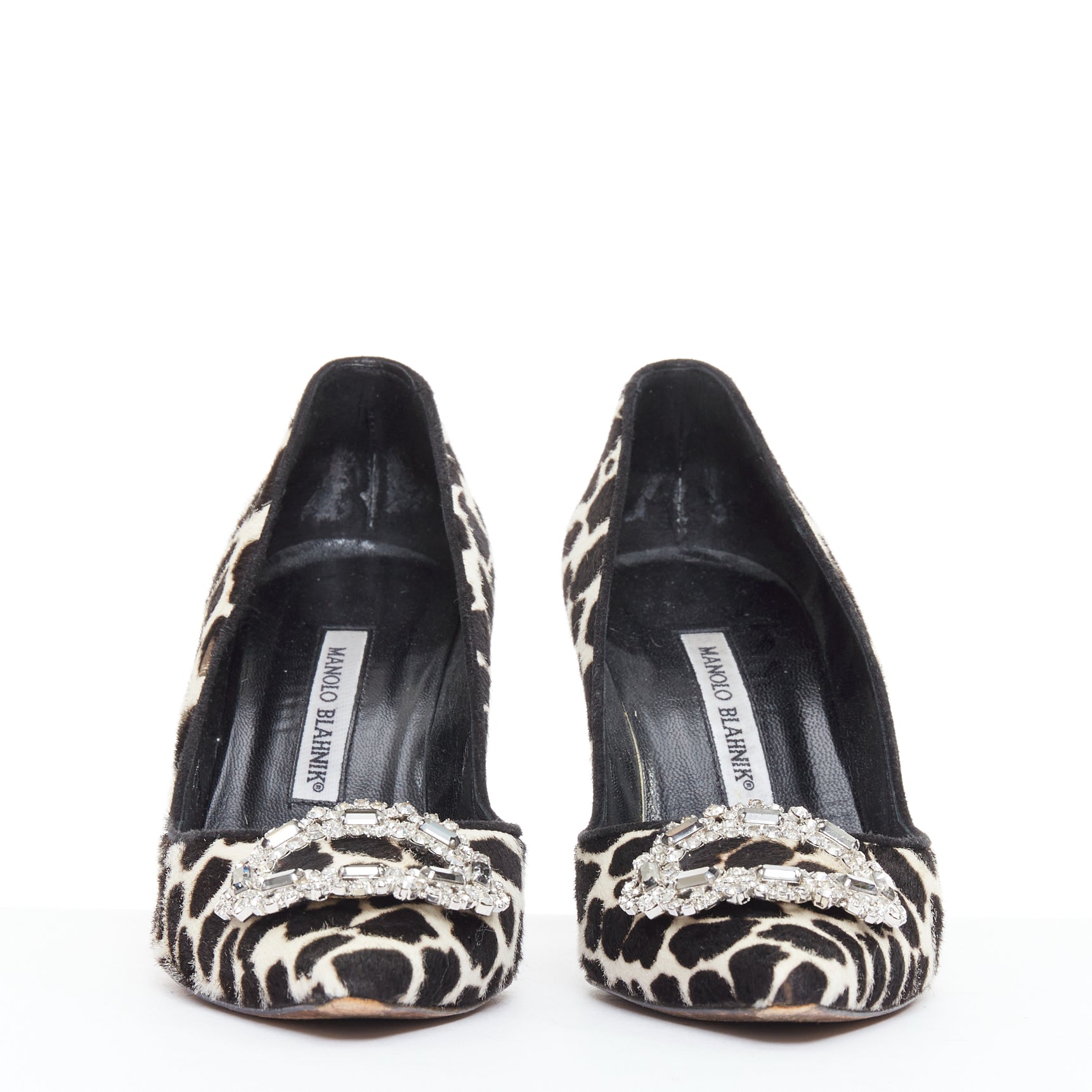 Manolo Blahnik Cow Spot Pumps - Image 6