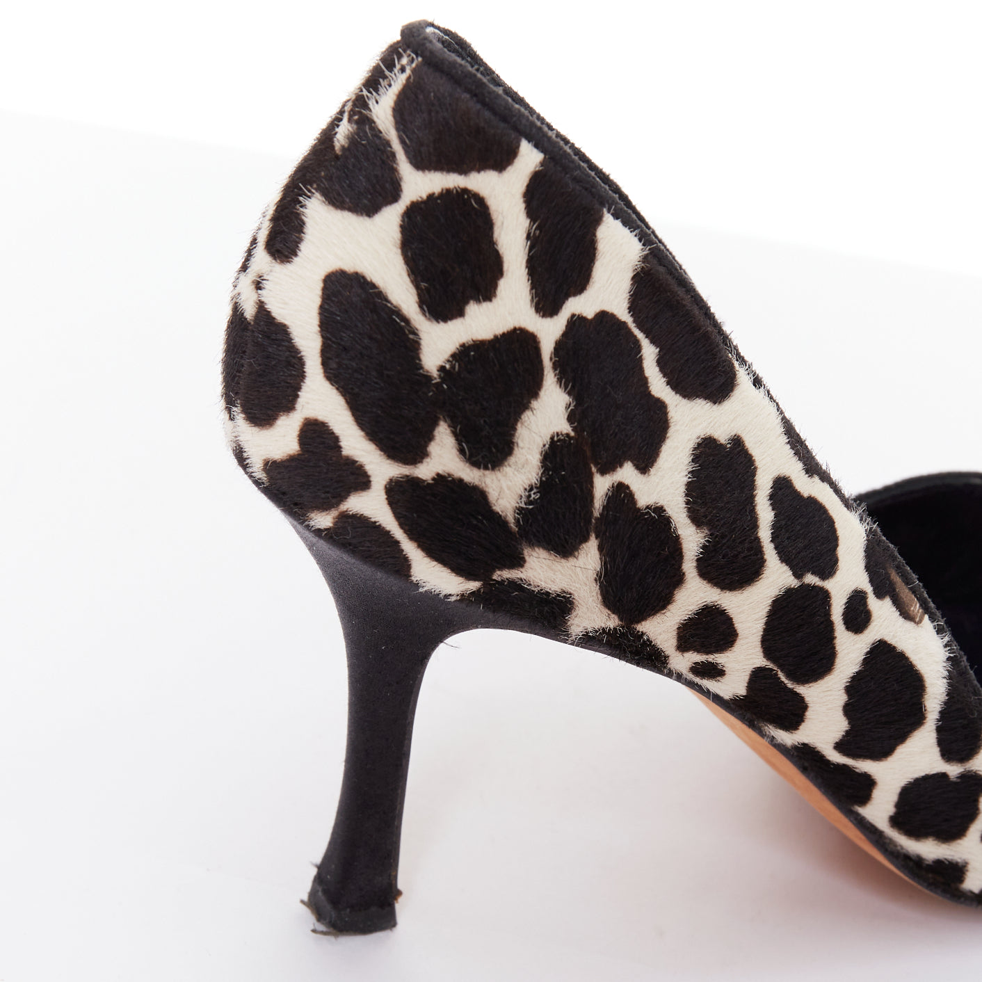 Manolo Blahnik Cow Spot Pumps - Image 10