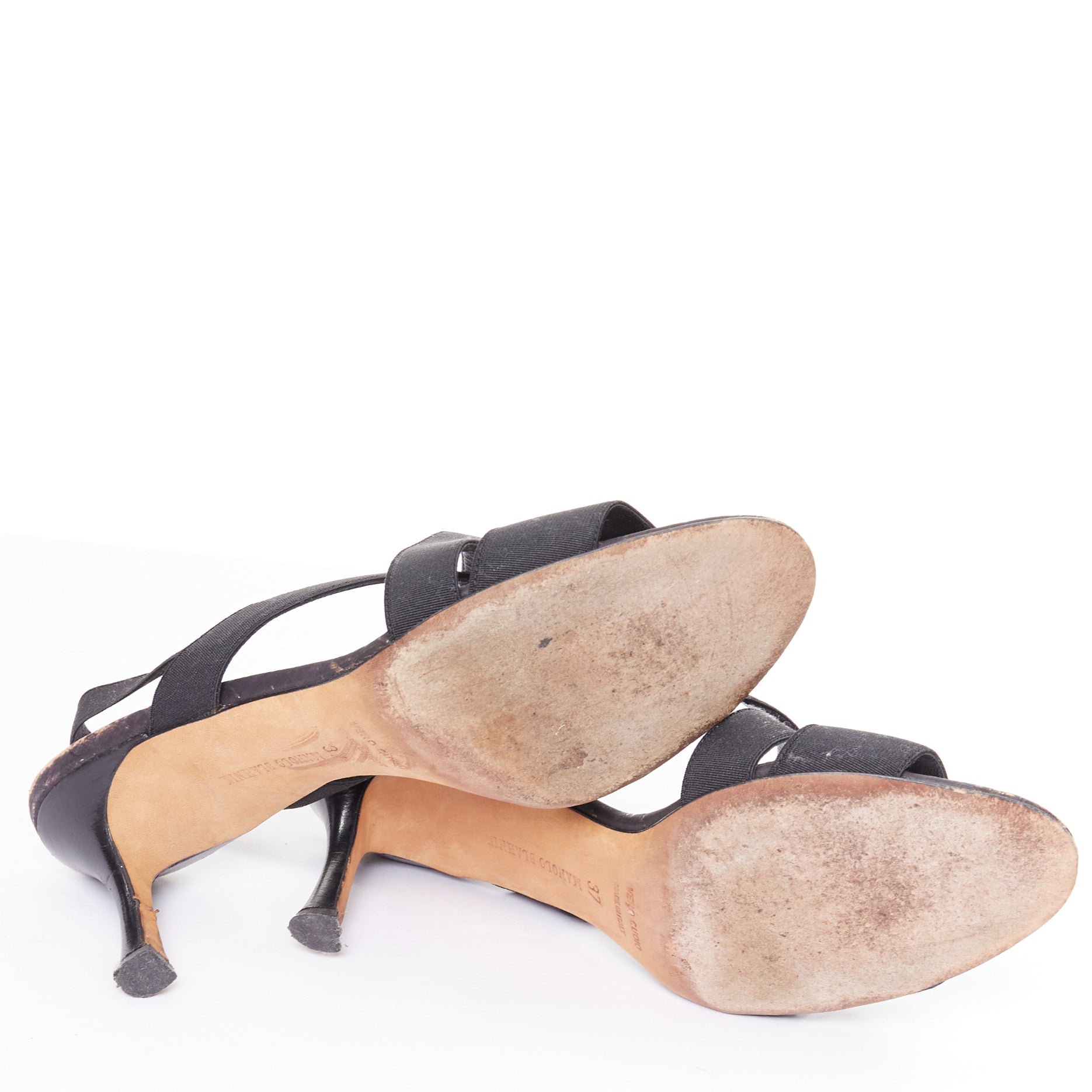 Manolo Blahnik Elastic Cork Sandals - Image 13