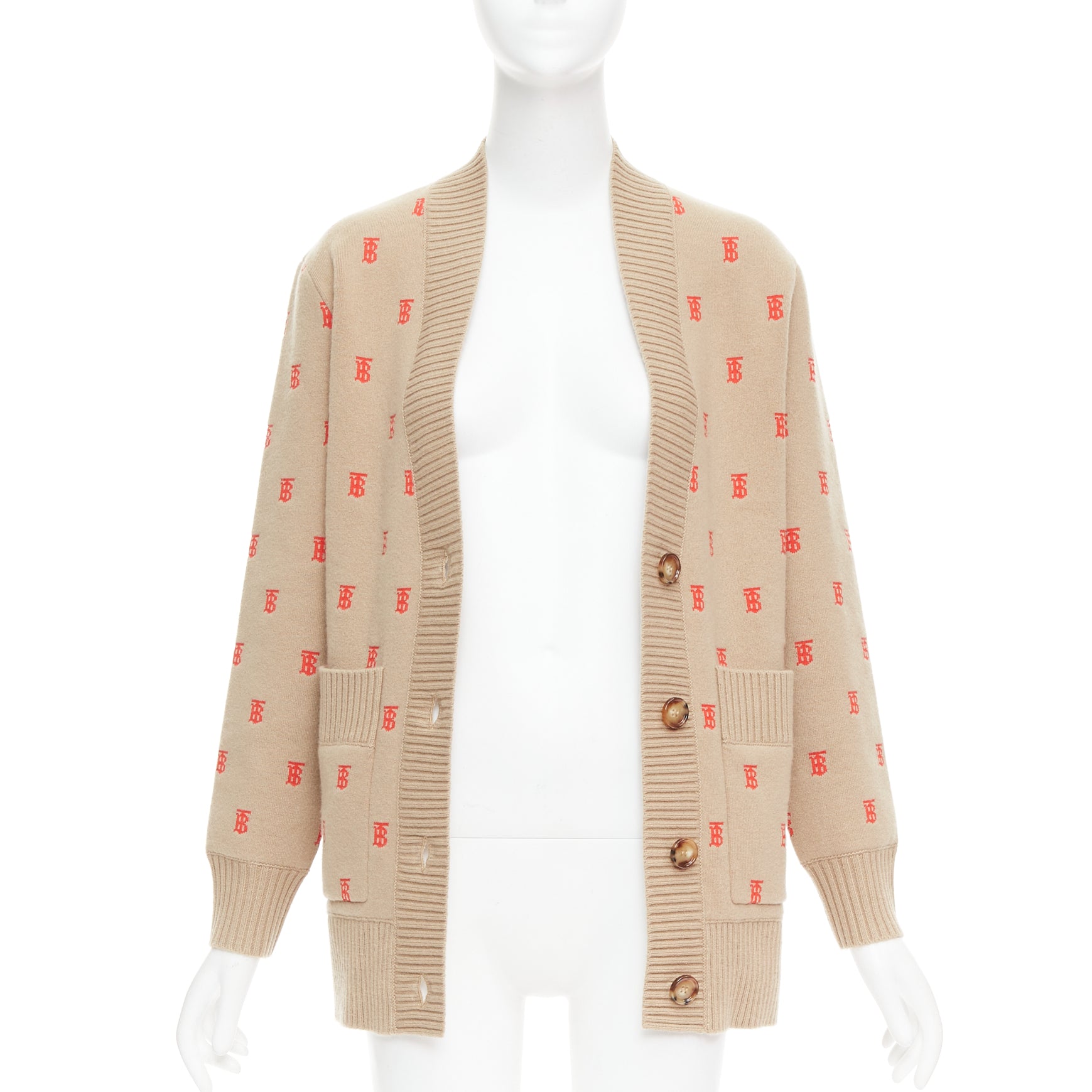 Burberry Monogram Oversized Cardigan - Image 6