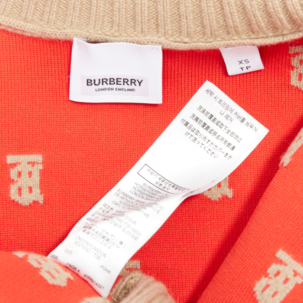 Burberry Monogram Oversized Cardigan - Image 11
