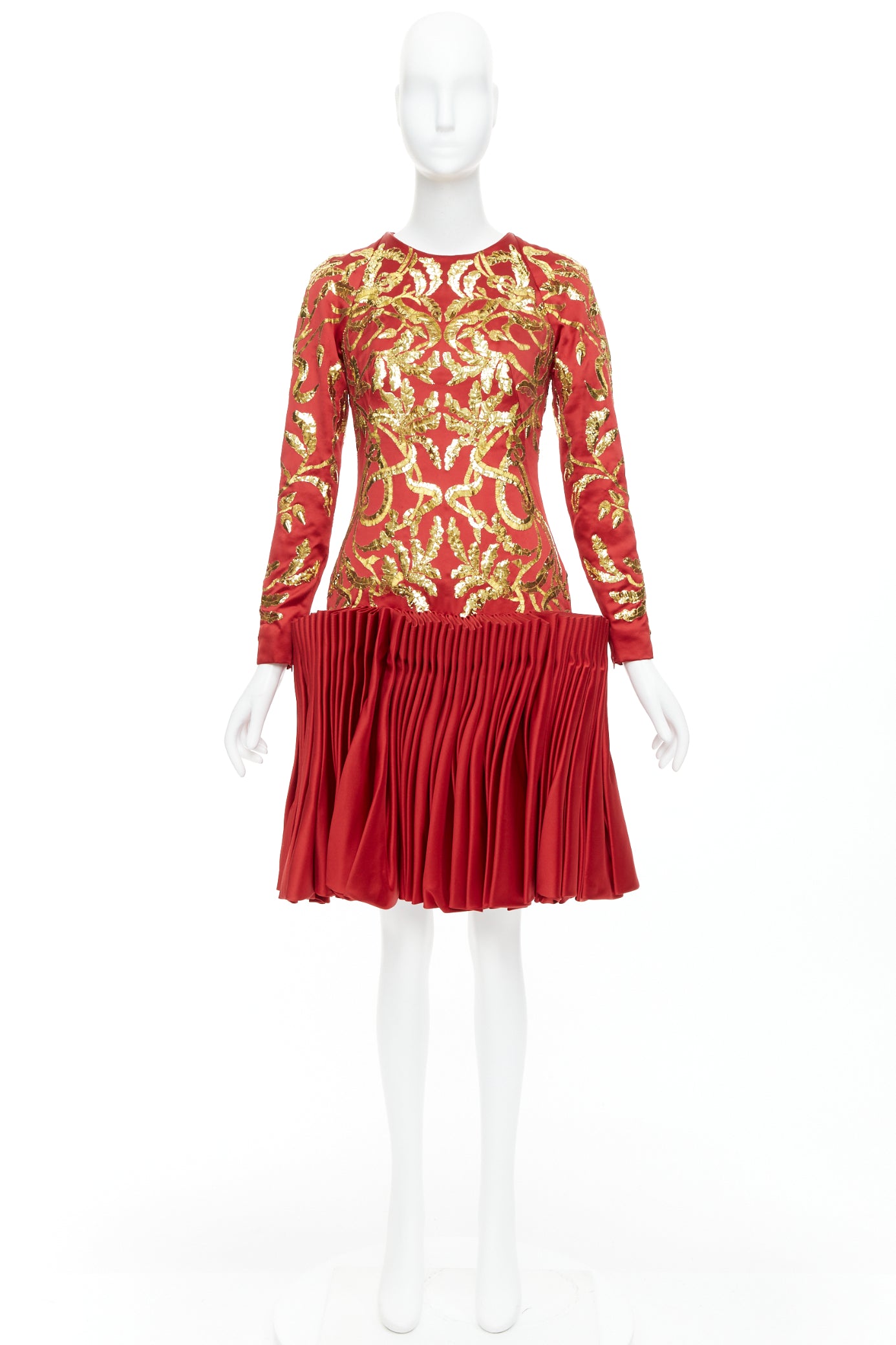 Alexander Mcqueen Sequin Pleat Dress - Image 17