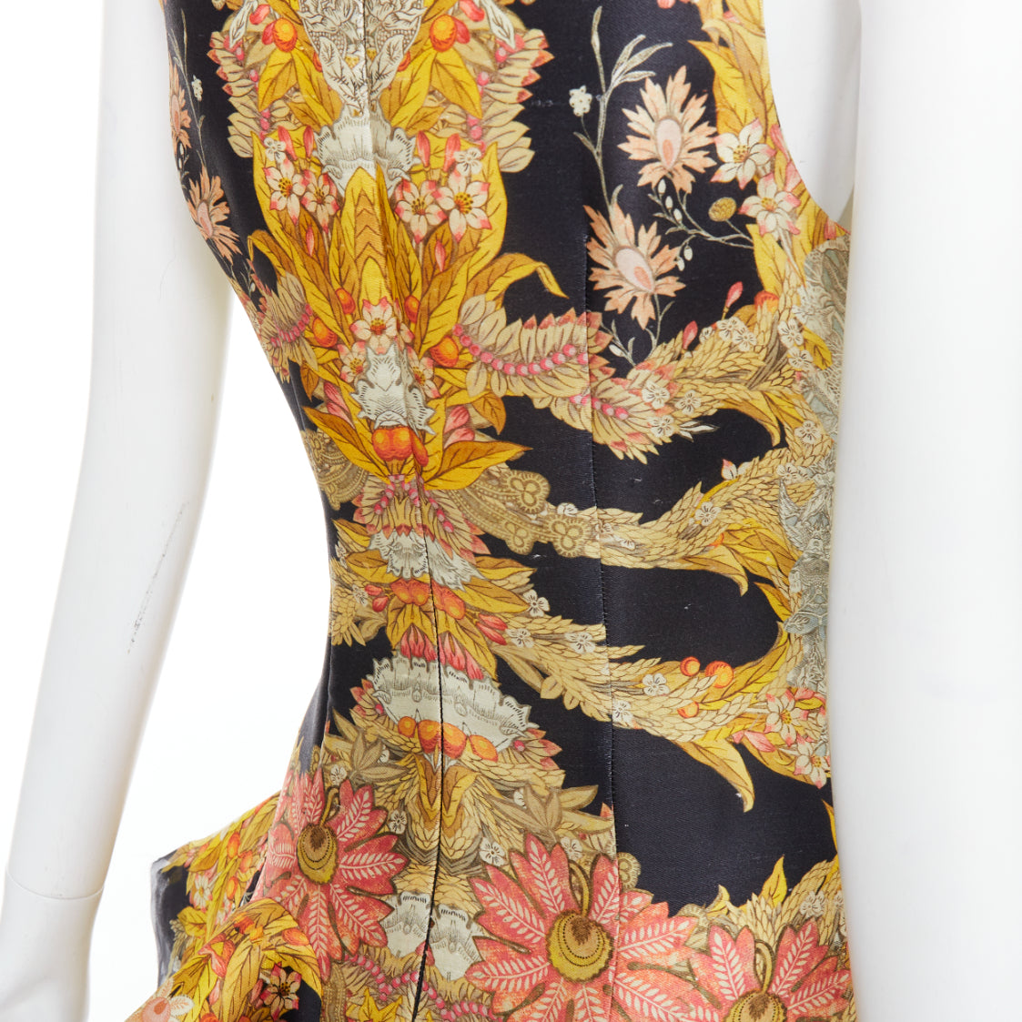 Alexander Mcqueen Foliage Ruffle Dress - Image 14