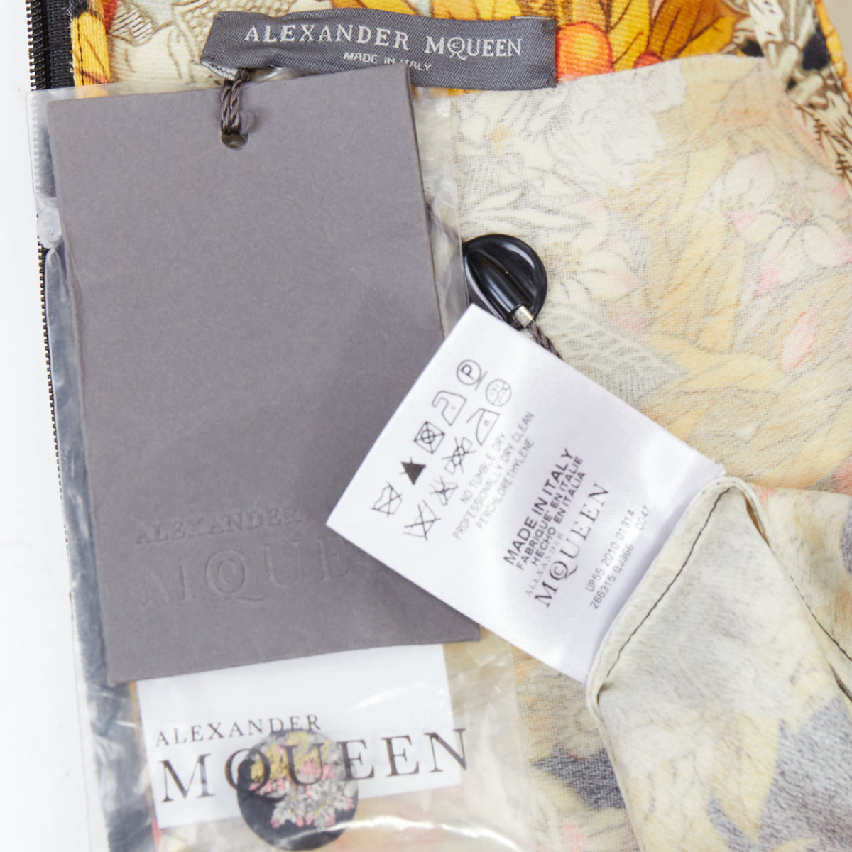 Alexander Mcqueen Foliage Ruffle Dress - Image 16