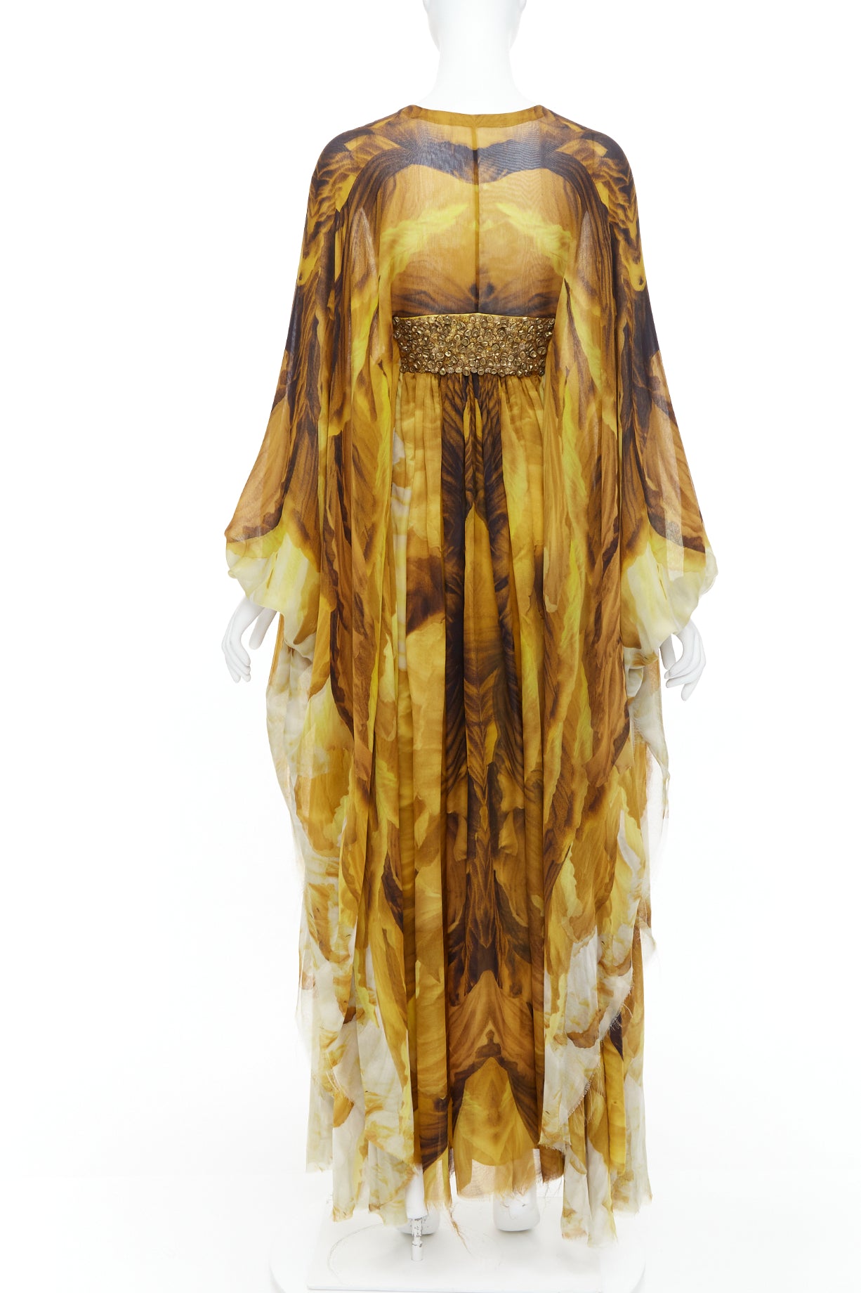 Alexander Mcqueen Embellished Kaftan Dress - Side view