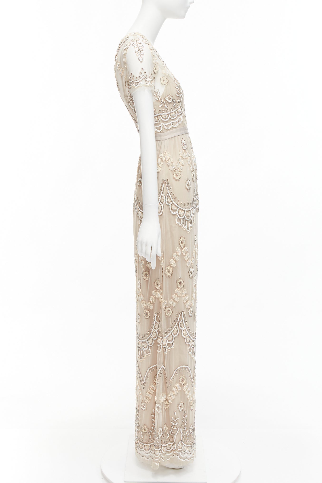 Needle & Thread Sequins Gown Dress - 4