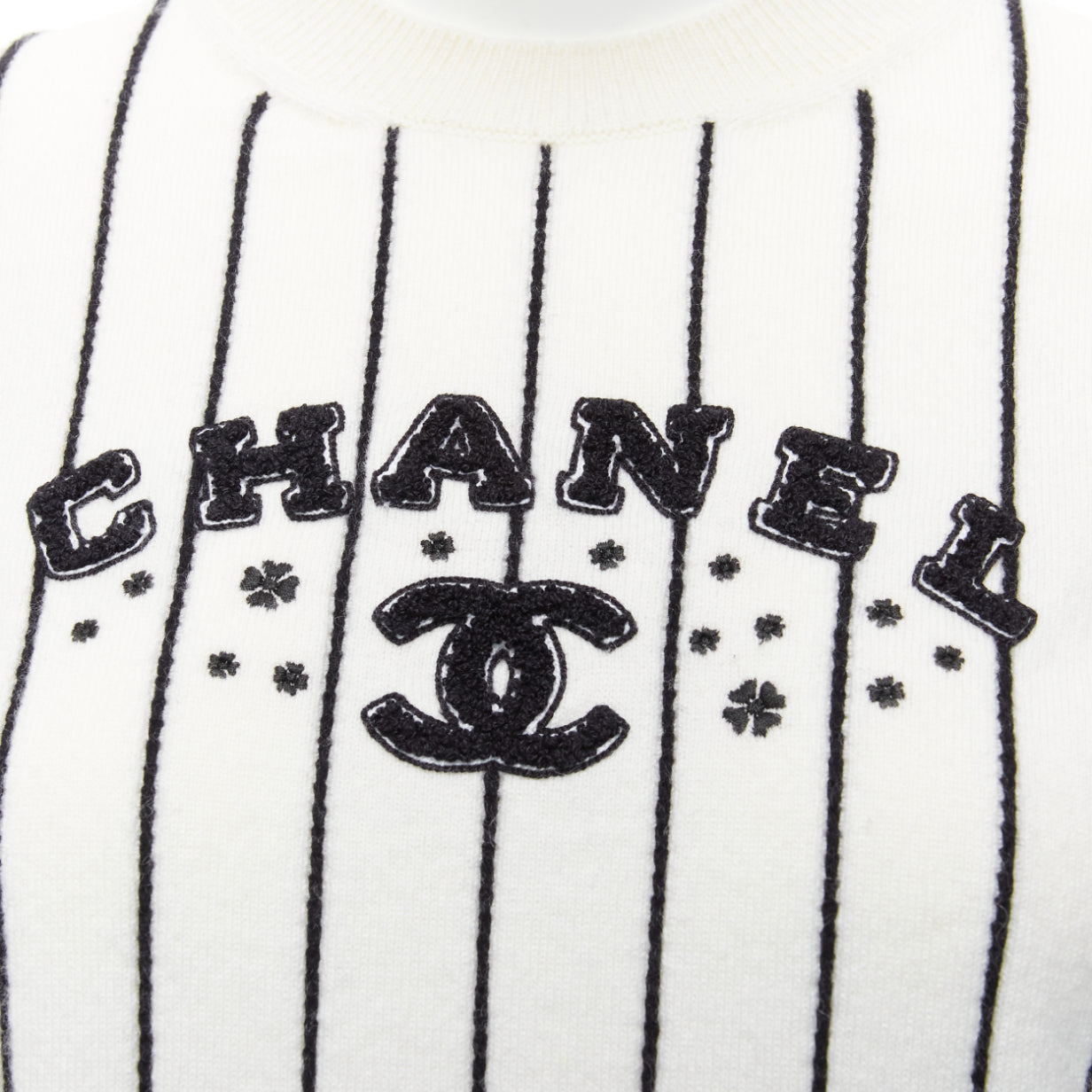 Chanel Striped Varsity Sweater - Detail 2