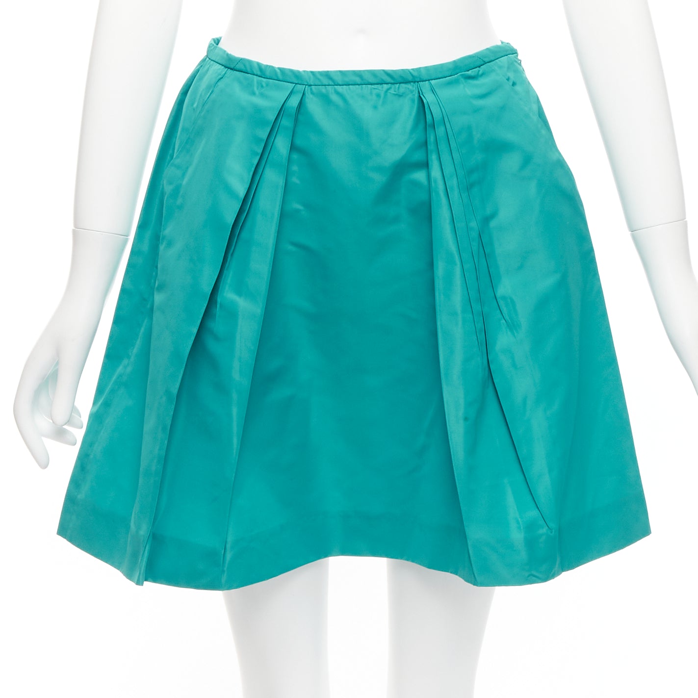 Miu Miu Pleated A-line Skirt