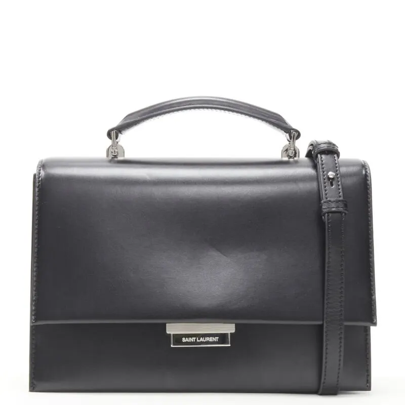 Saint Laurent Dionysus Bucket Bag Black Leather Very good - Front View