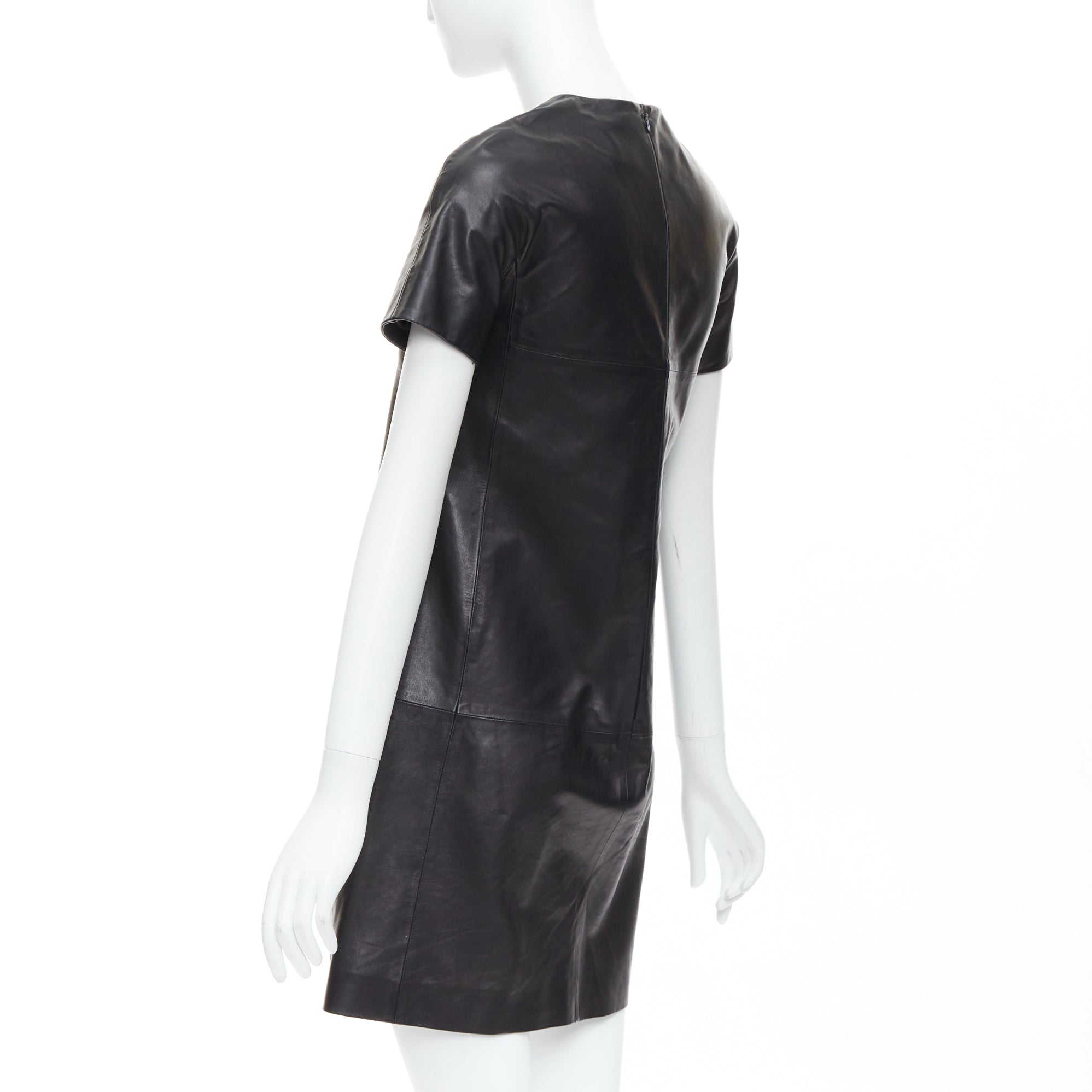 Unsigned / متعددة Bow Leather Dress - Detail 1