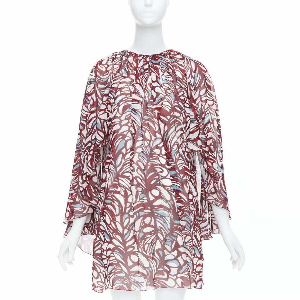 Giambattista Valli Abstract Cape Dress - Image 6