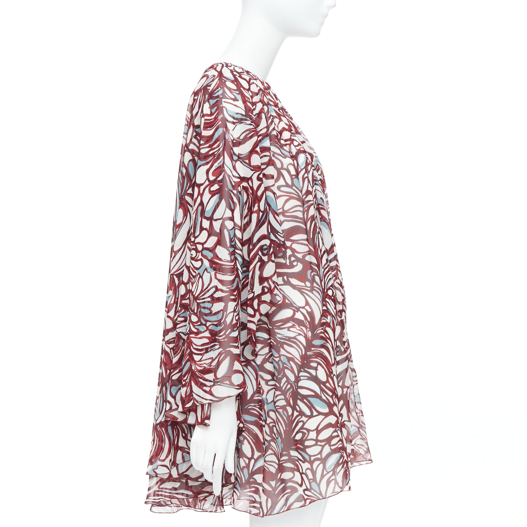 Giambattista Valli Abstract Cape Dress - 4