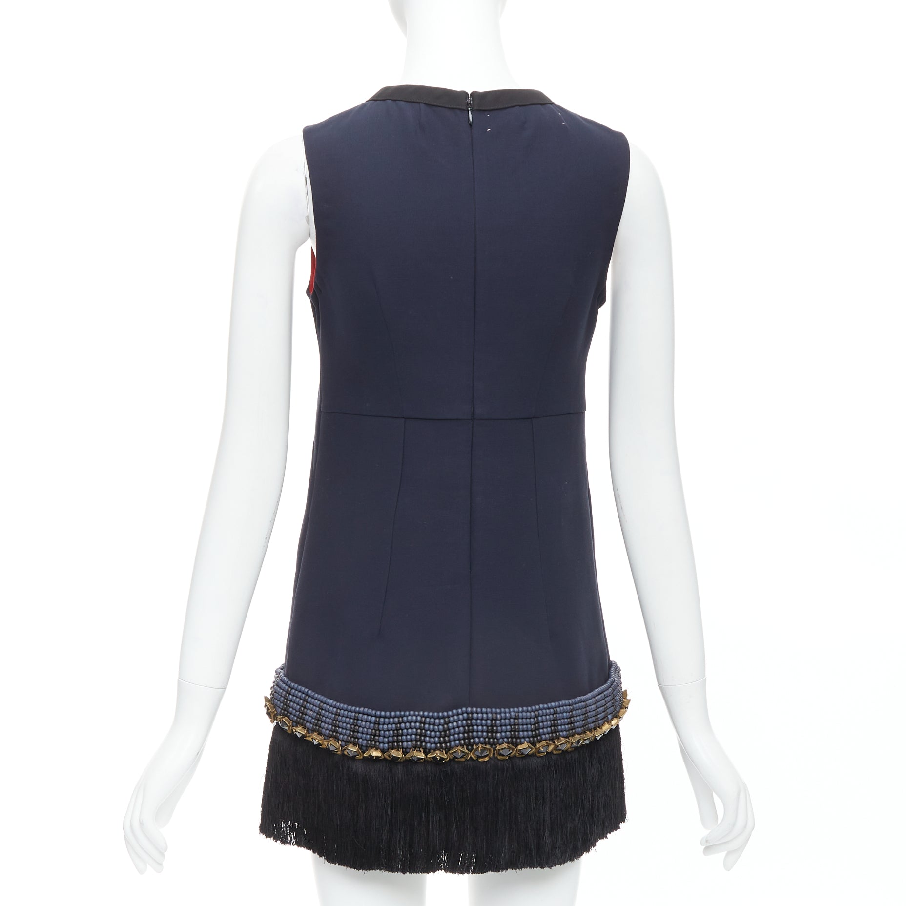 Marni Fringe Tunic Dress - Side view